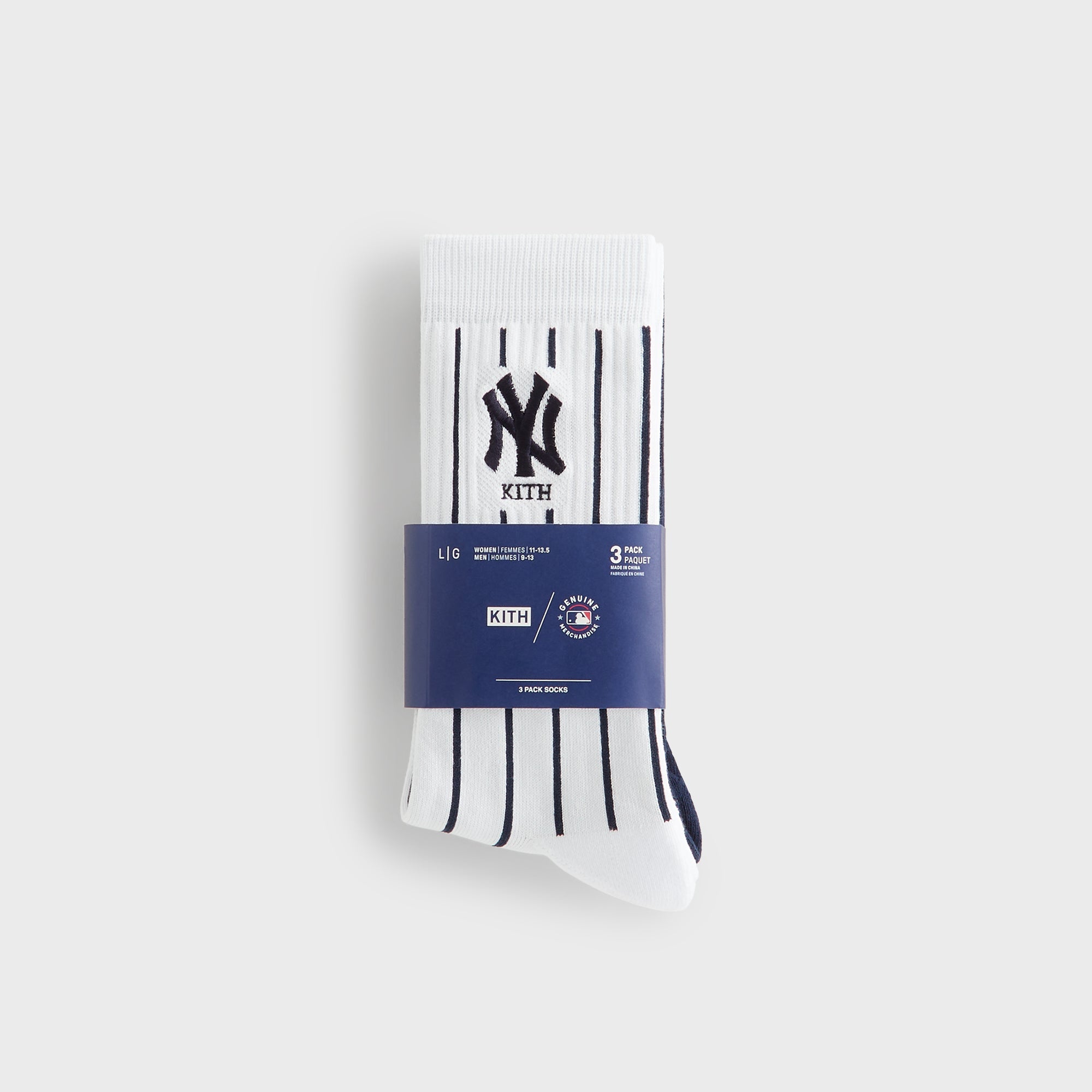 Kith for the New York Yankees 3-Pack Crew Socks - Multi – Kith Japan
