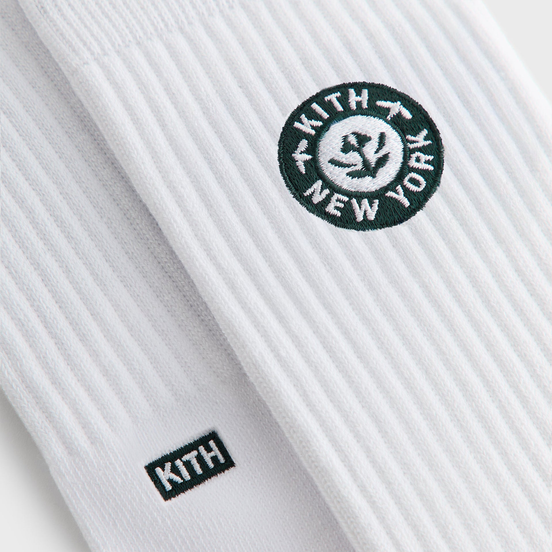 Kith 3-Pack Rose Script Cotton Crew Socks - Multi