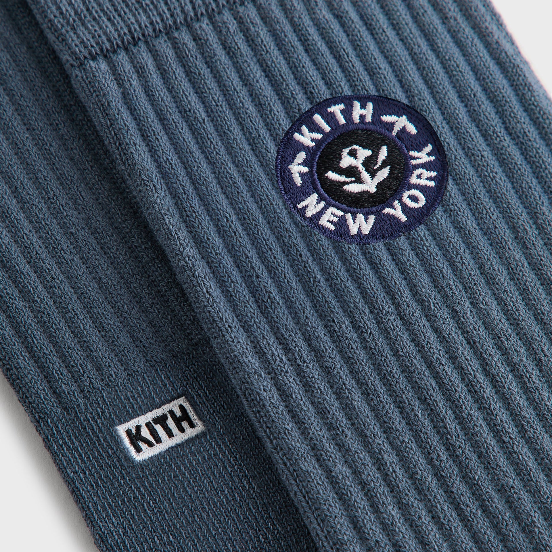 Kith 3-Pack Rose Script Cotton Crew Socks - Multi