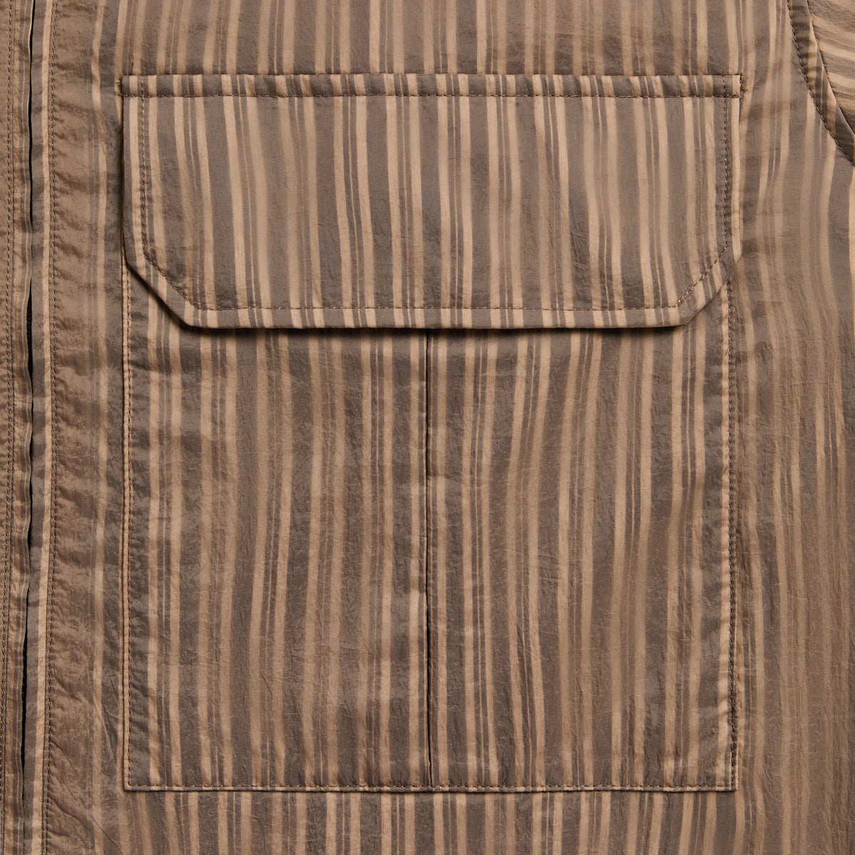 Kith Layered Stripe Raj Jacket - Gobi