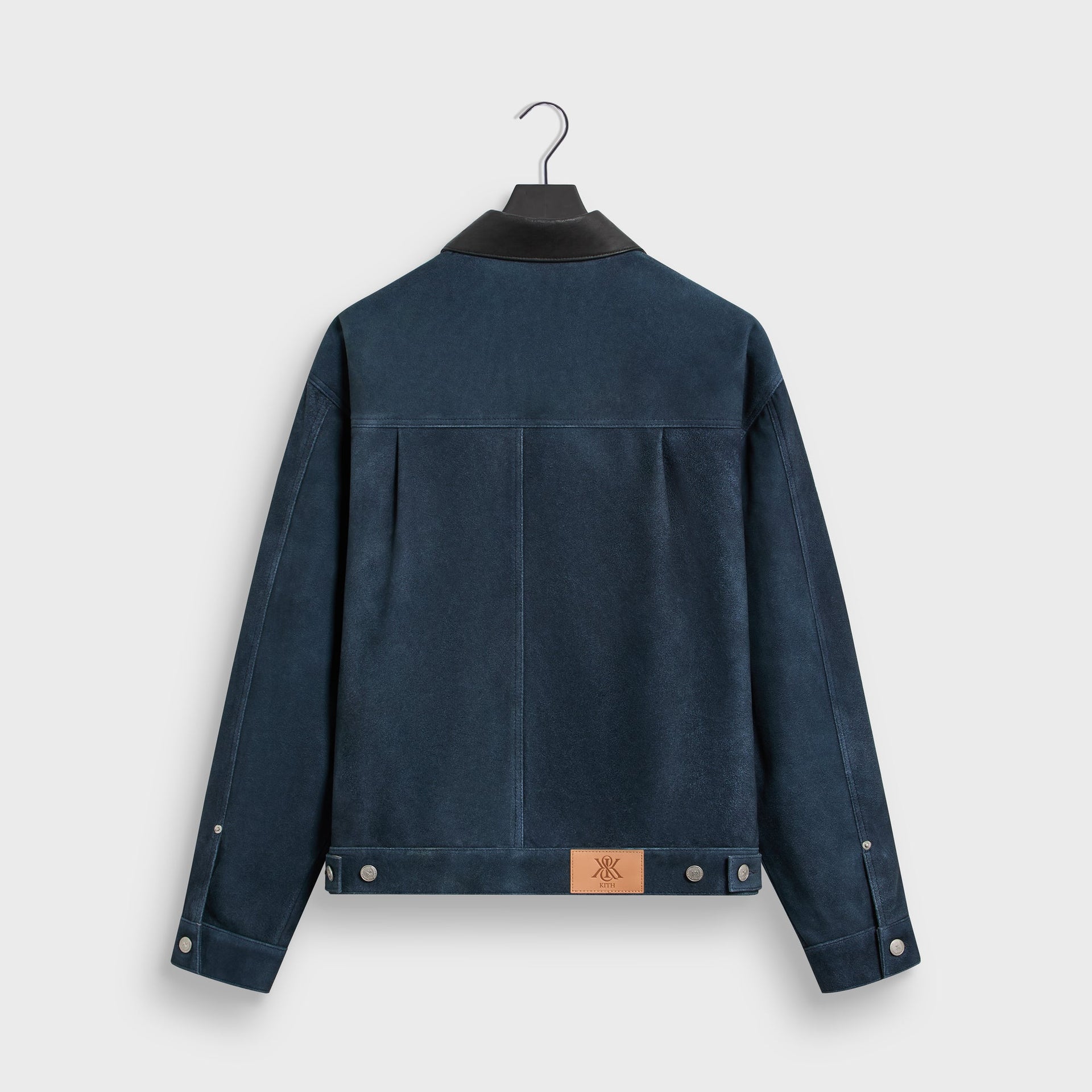 Kith Suede Alonzo Jacket - Blue Heron