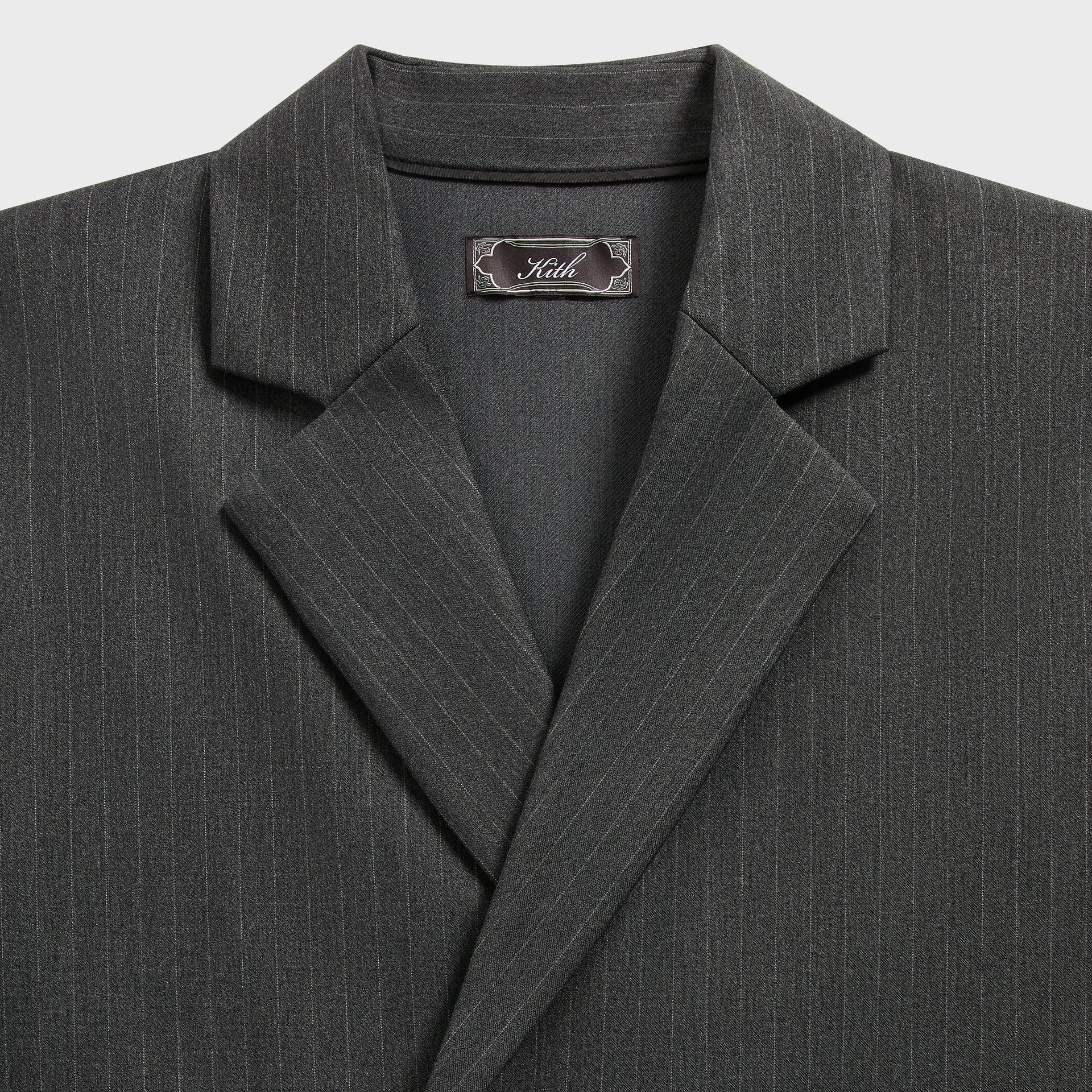 Kith Double Weave Raya Blazer - Dark Heather Grey