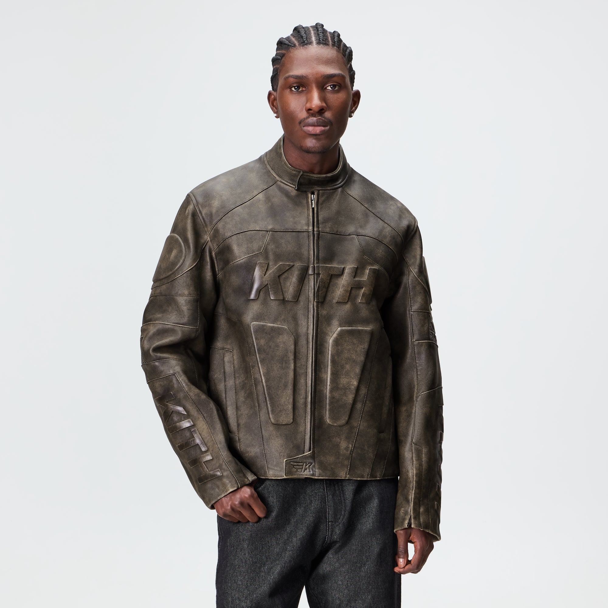 Kith Vintage Leather Wayne Moto Jacket - Clever – Kith Japan