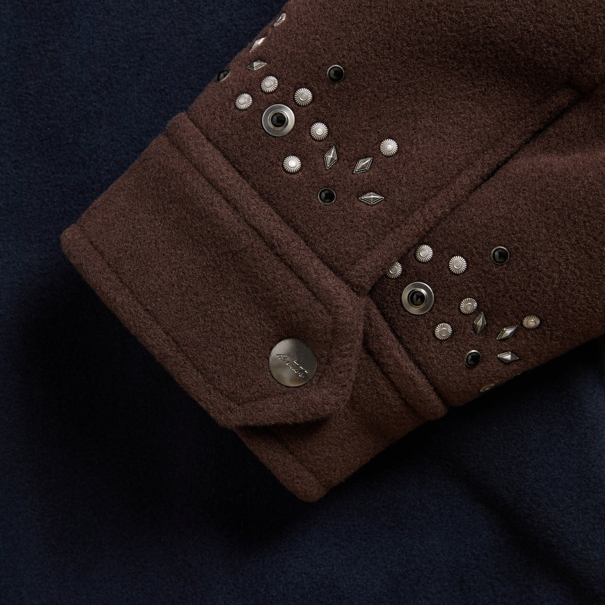 Kith Melton Wool Studded Varsity Jacket - Eve