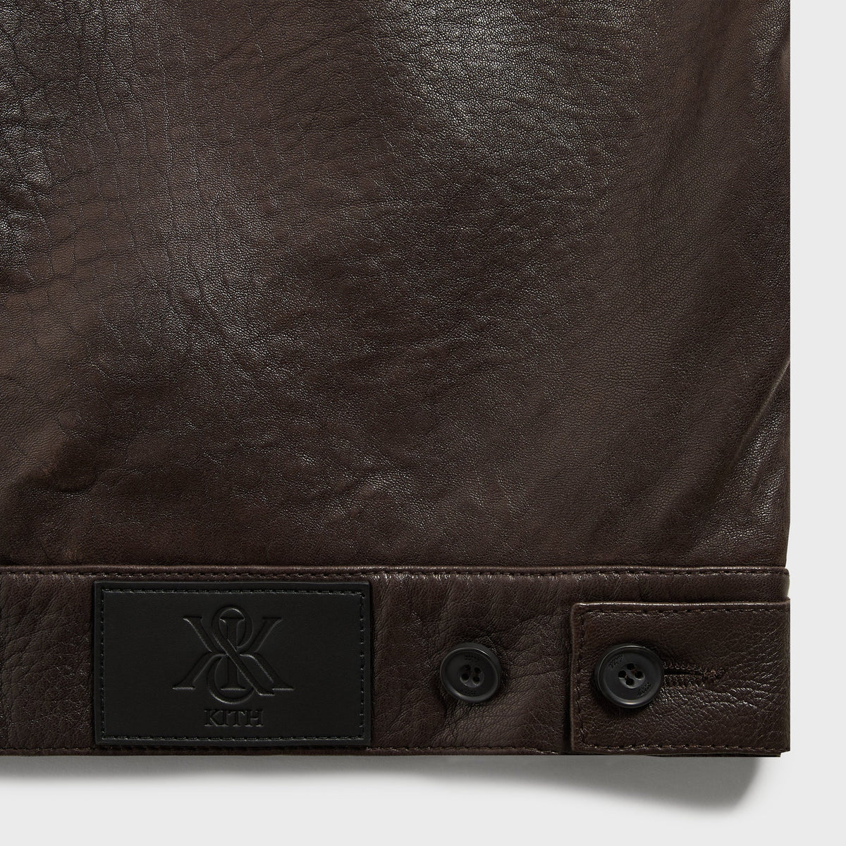Kith Vintage Leather Alonzo Jacket - Kindling