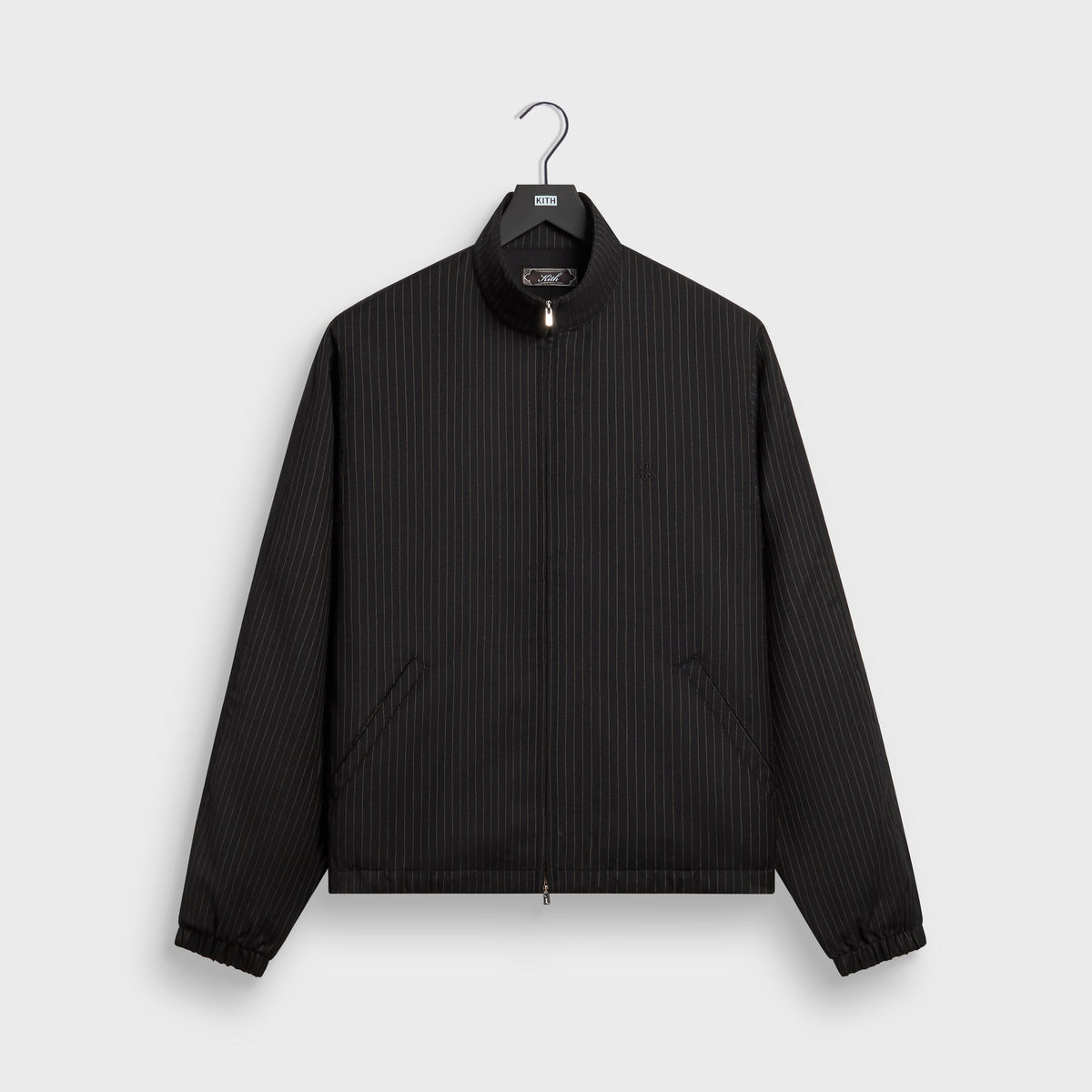 Kith Pinstripe Rui Track Jacket - Black
