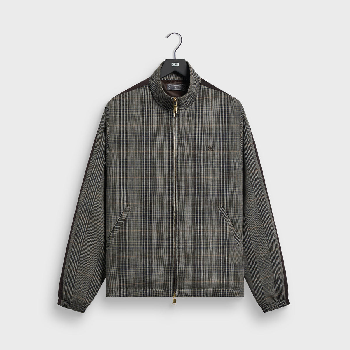 Kith Glen Plaid Rui Track Jacket - Ember