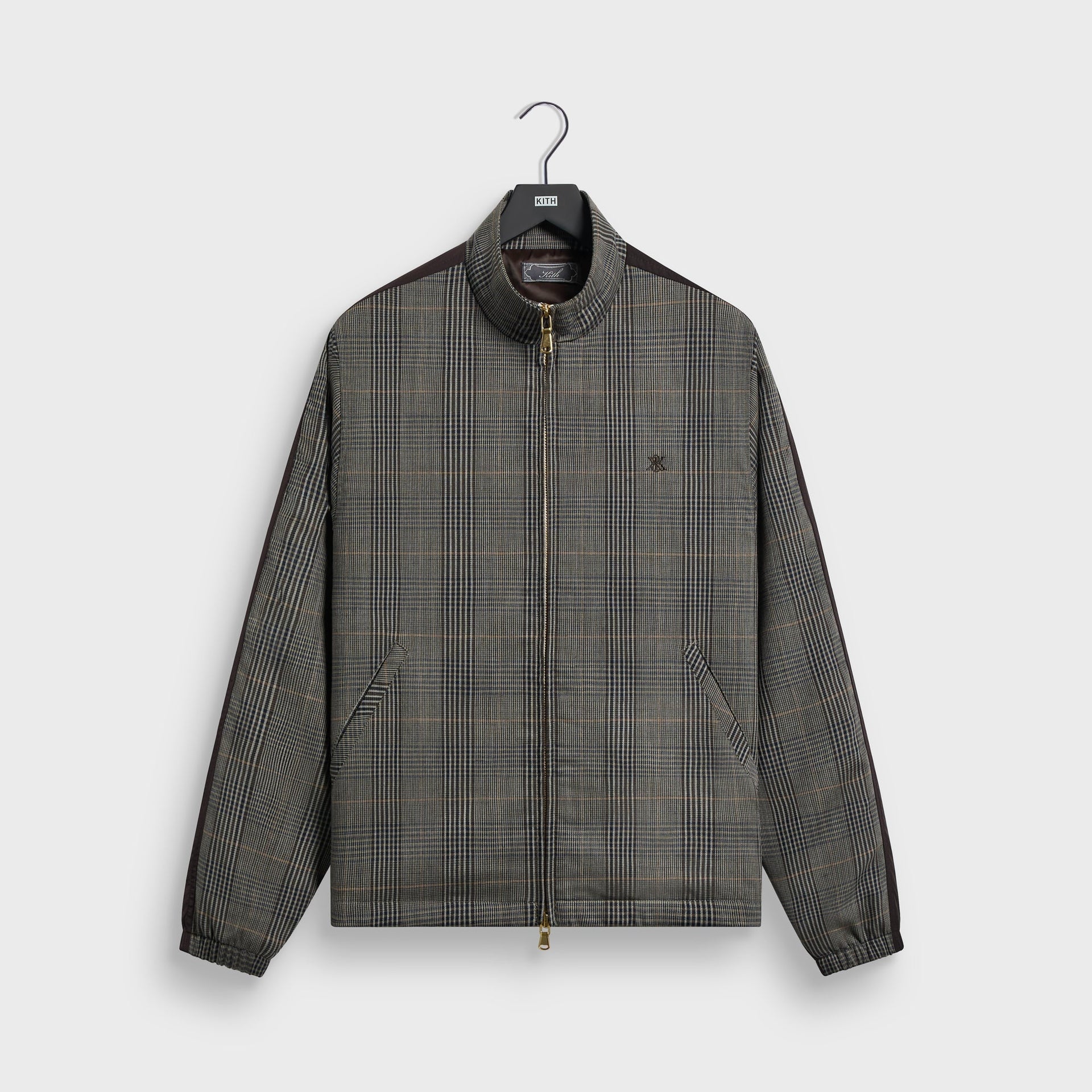 Kith Glen Plaid Rui Track Jacket - Ember - PH