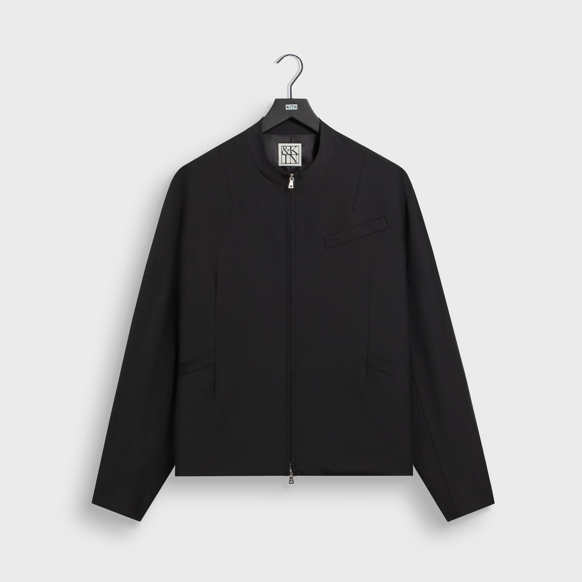 &Kin Tropical Wool Denez Jacket - Black