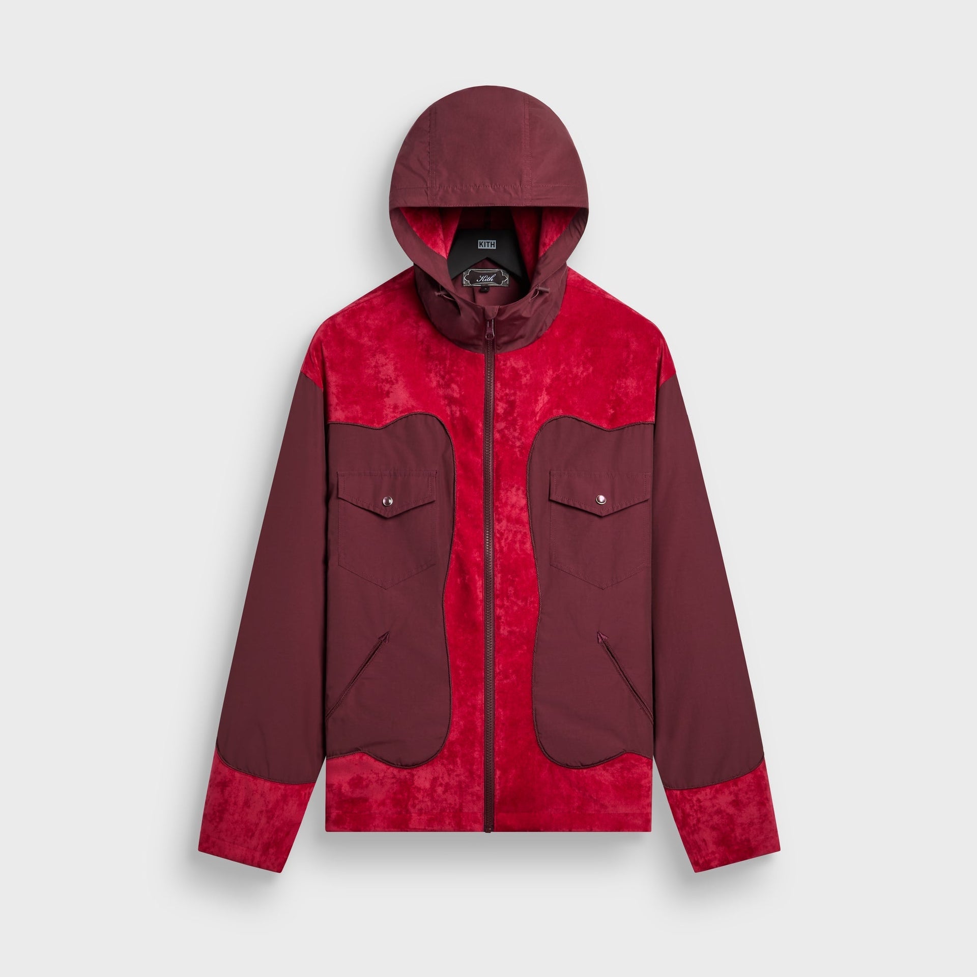 Kith Nylon Faille Austin Jacket - Magma - PH