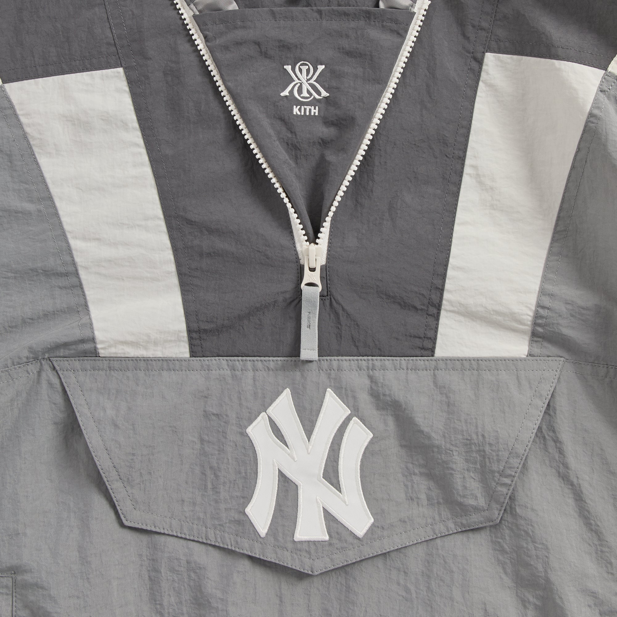 【サイズL】KITH ナイロンジャケット Kith for the New York Yankees Nylon Dante Pullover Jacket