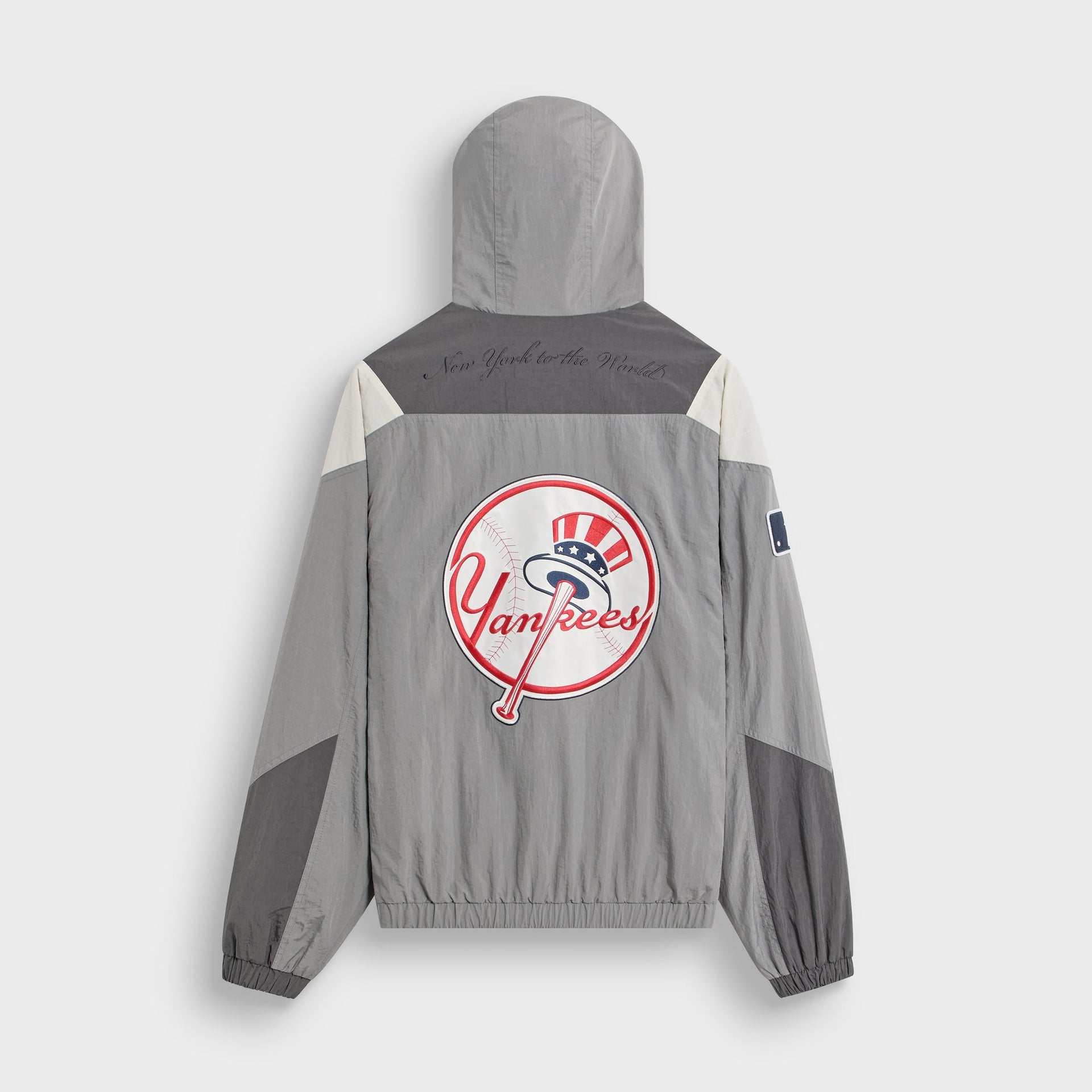 Kith for the New York Yankees Nylon Dante Pullover Jacket - Skyscraper