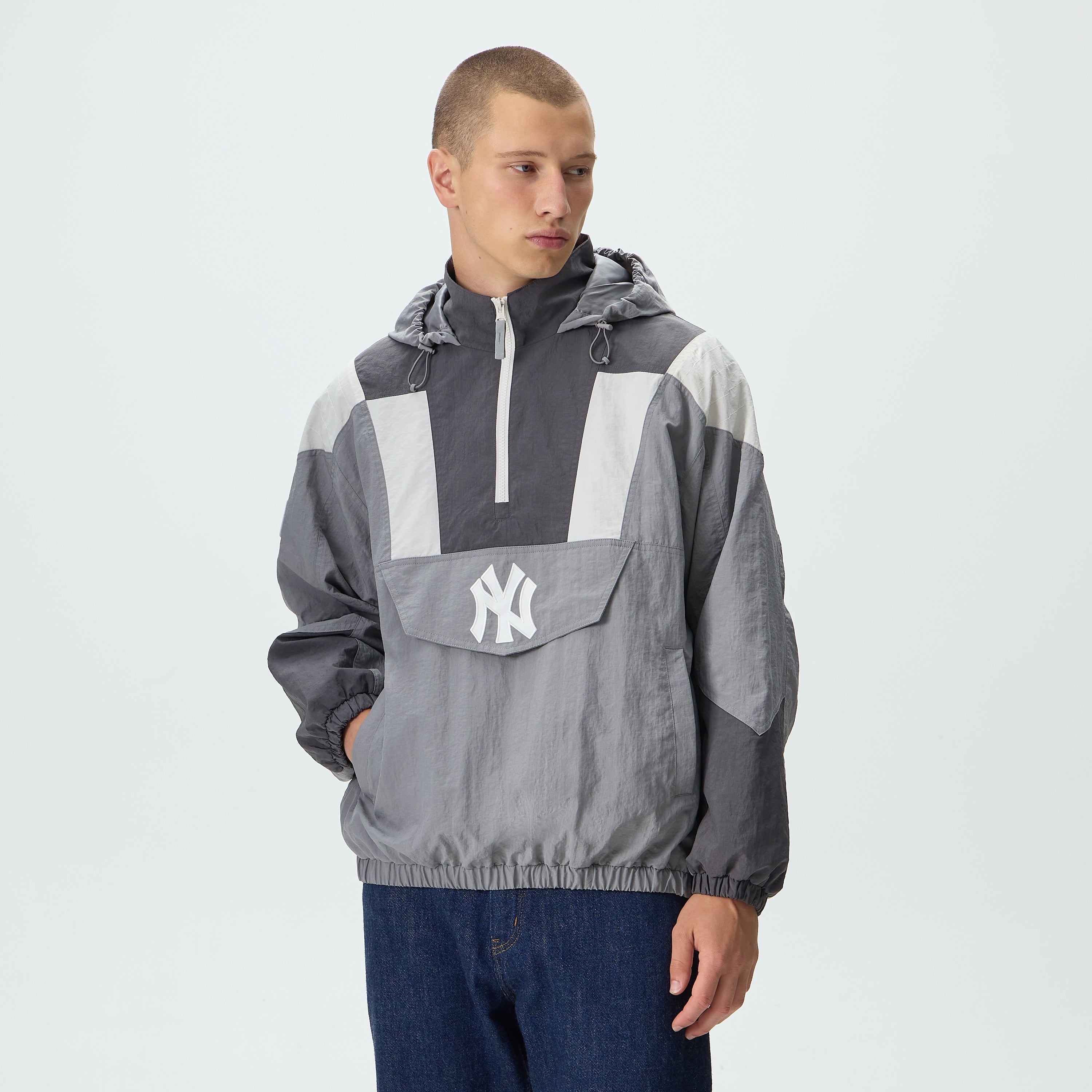 Kith for the New York Yankees Nylon Dante Pullover Jacket