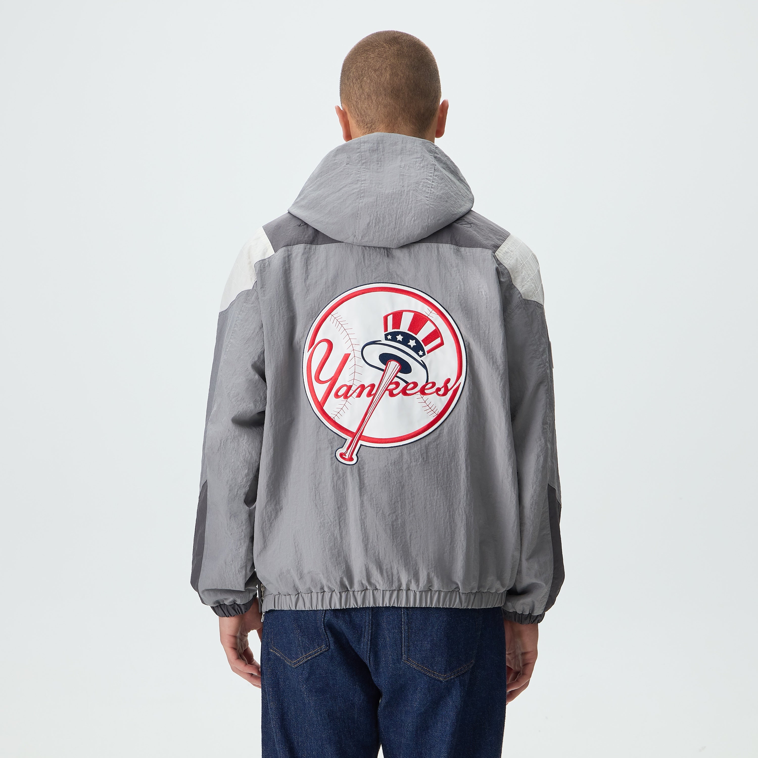 Kith for the New York Yankees Nylon Dante Pullover Jacket