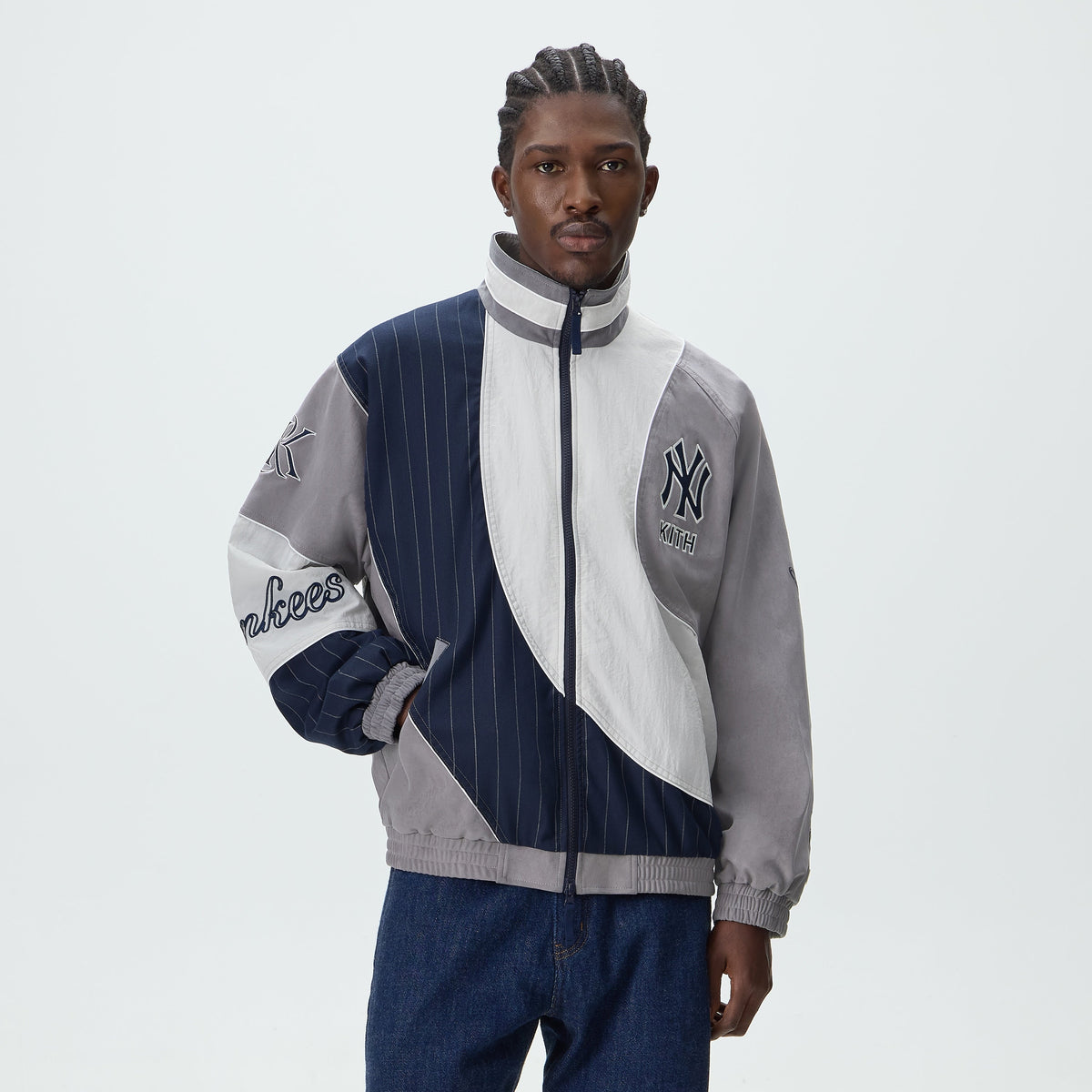 Kith for the New York Yankees Percy Jacket - Skyscraper
