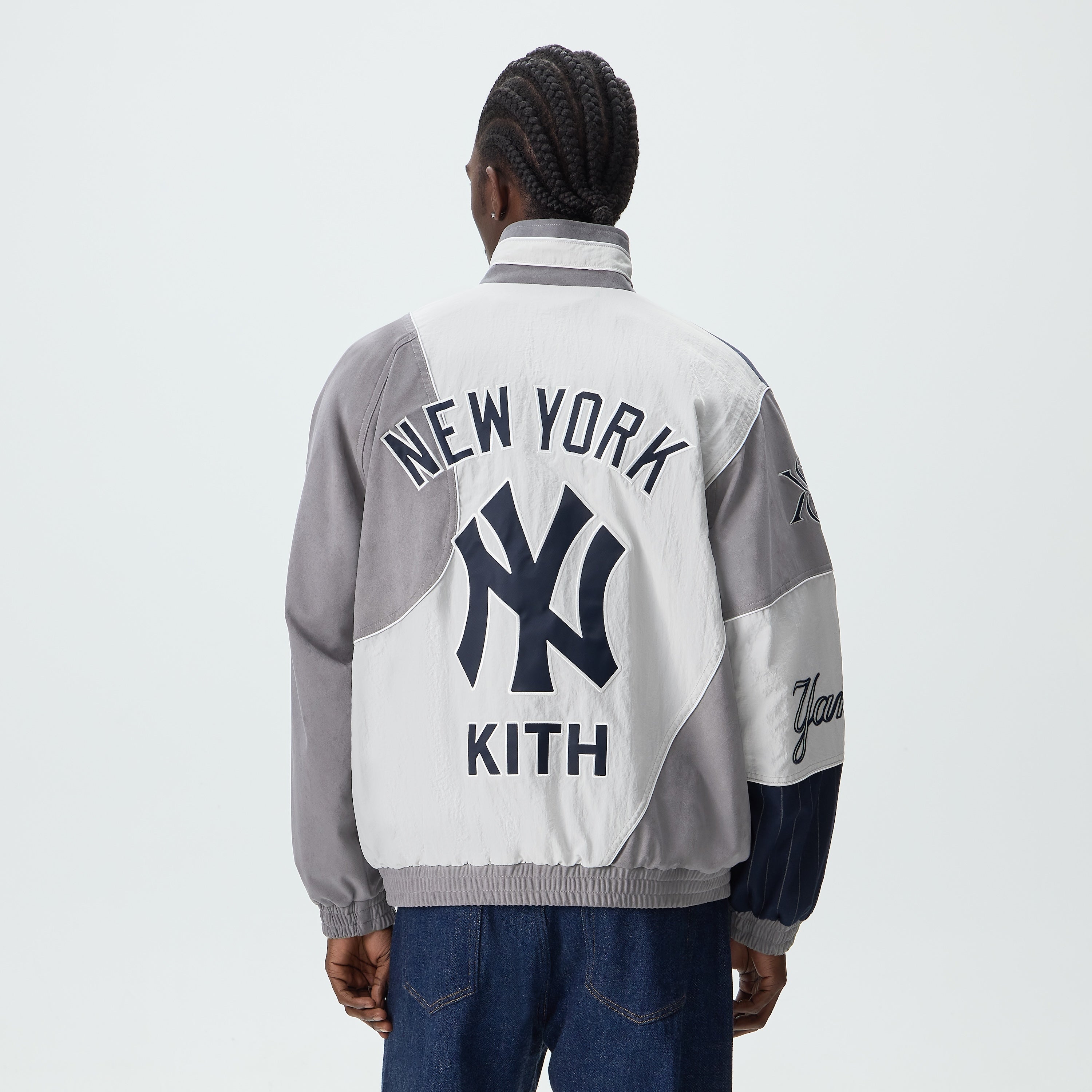 Kith for the New York Yankees Percy Jacket - Skyscraper – Kith Japan
