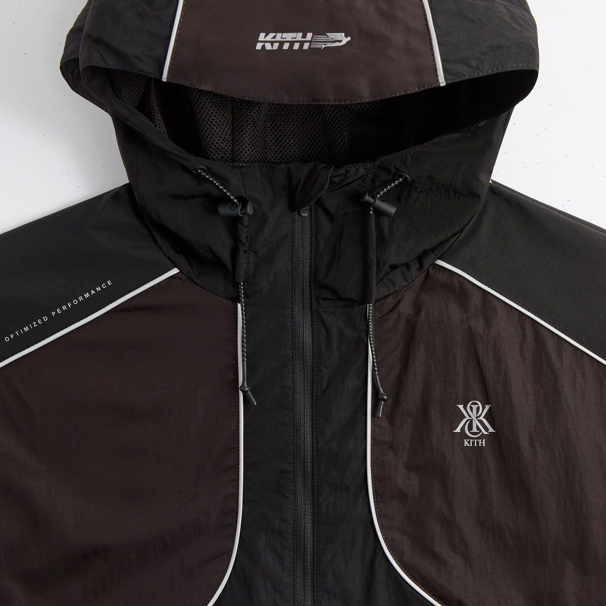 Kith Tech Nylon Seamed Bolt Jacket - Kindling