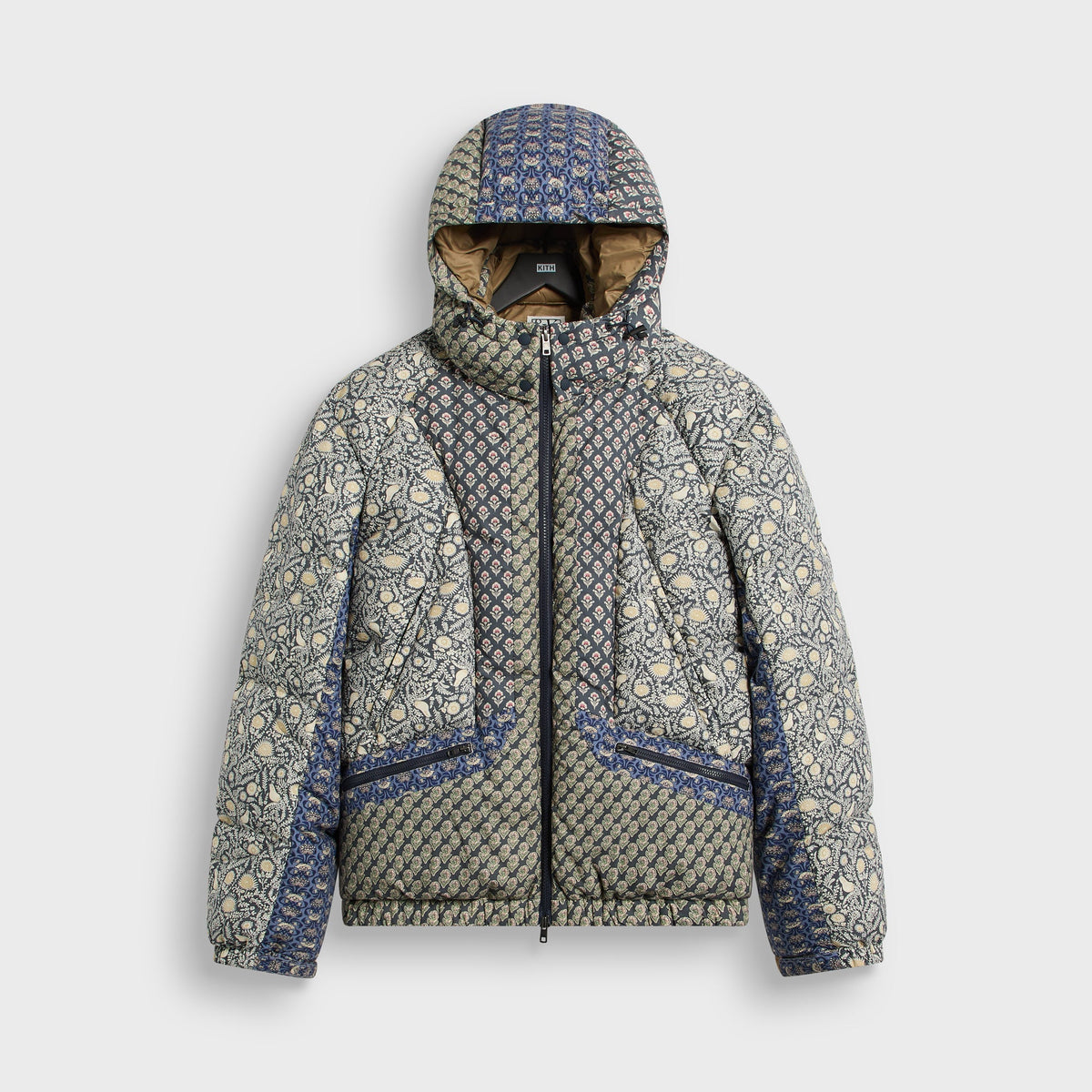 &Kin Printed Poplin Ambrose Puffer - Torpedo