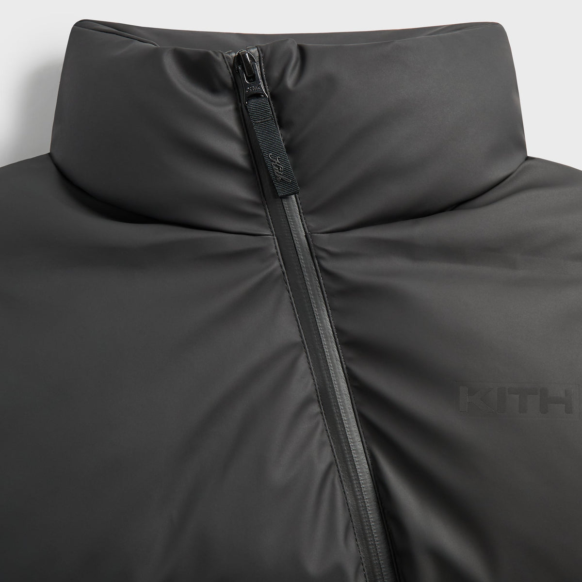 Kith Stretch Polyester Filmore Puffer Vest - Black