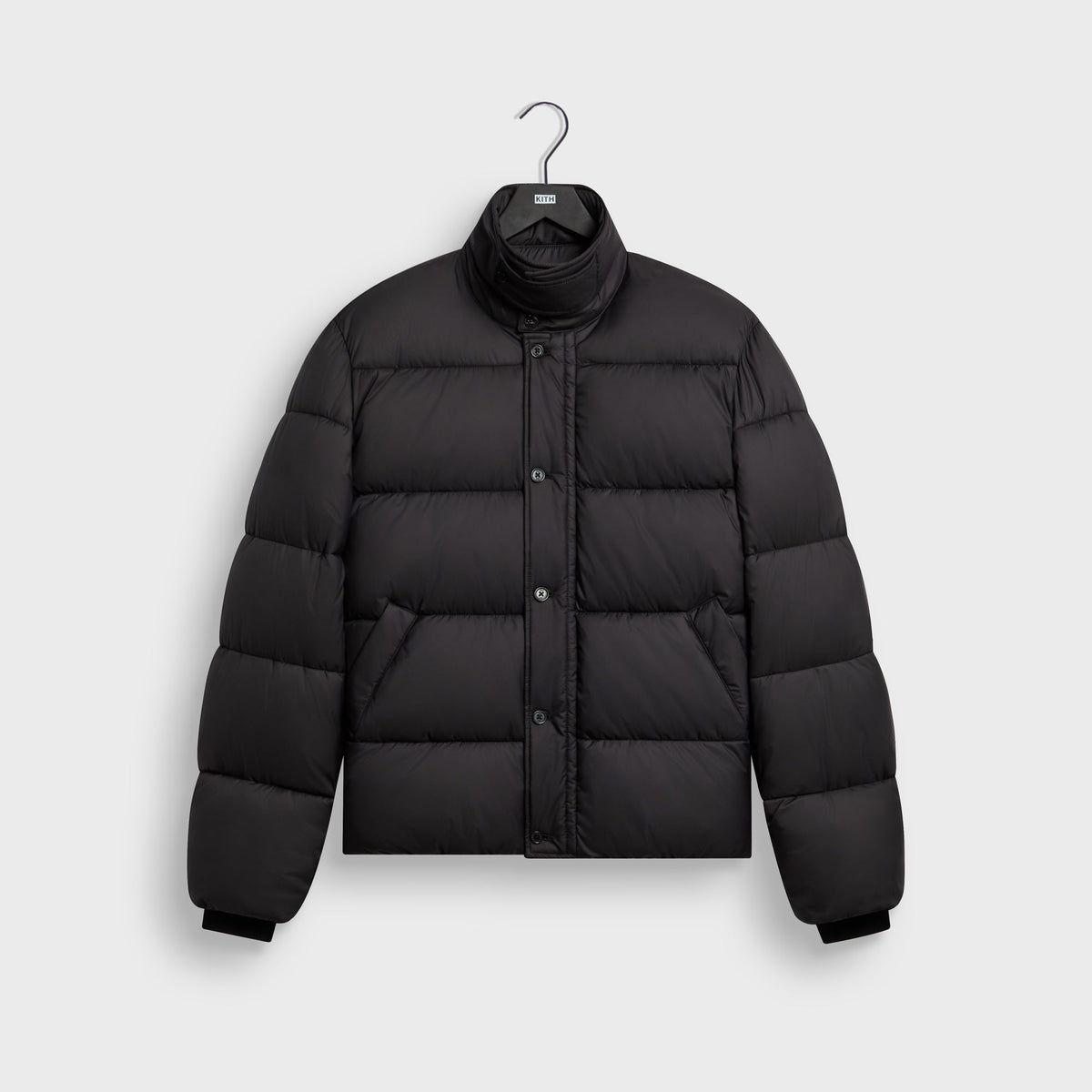 Kith Matte Stretch Taffeta Judd Puffer - Dark Ash