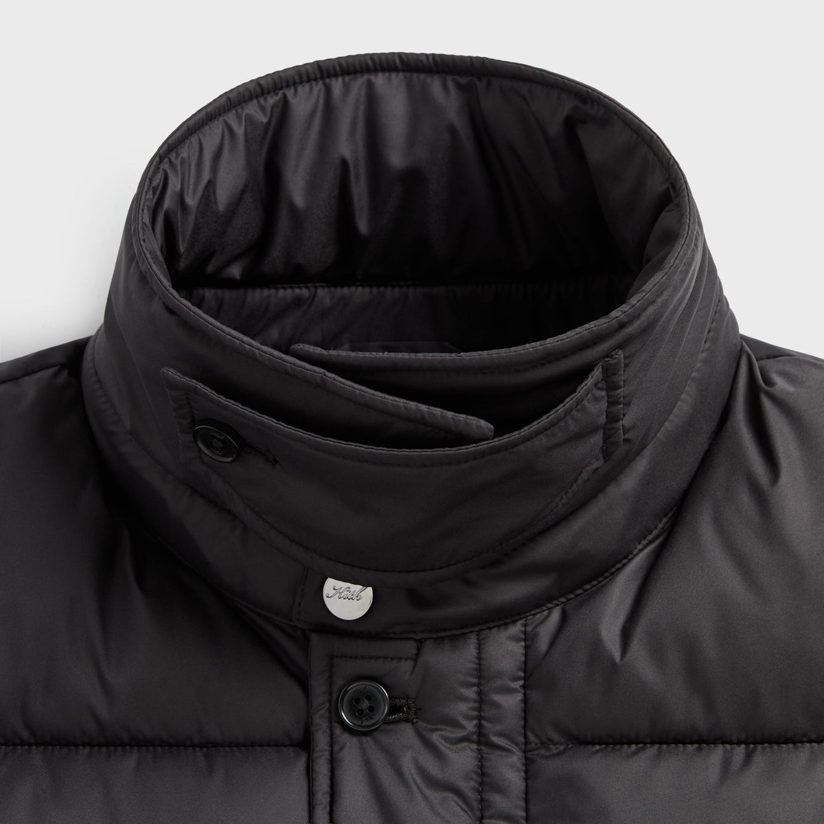 Kith Matte Stretch Taffeta Judd Puffer - Dark Ash