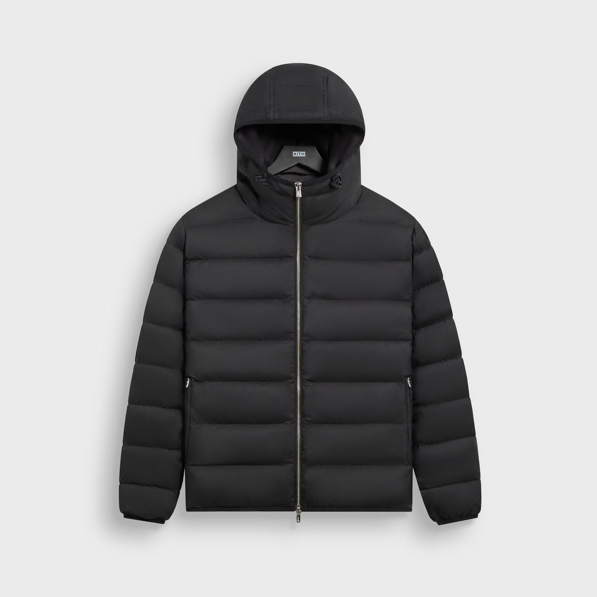 Kith Matte Stretch Taffeta Cameron Puffer Jacket - Black