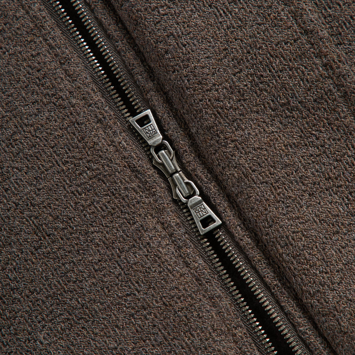&Kin Crepe Fleece Phillip Jacket - Pecan