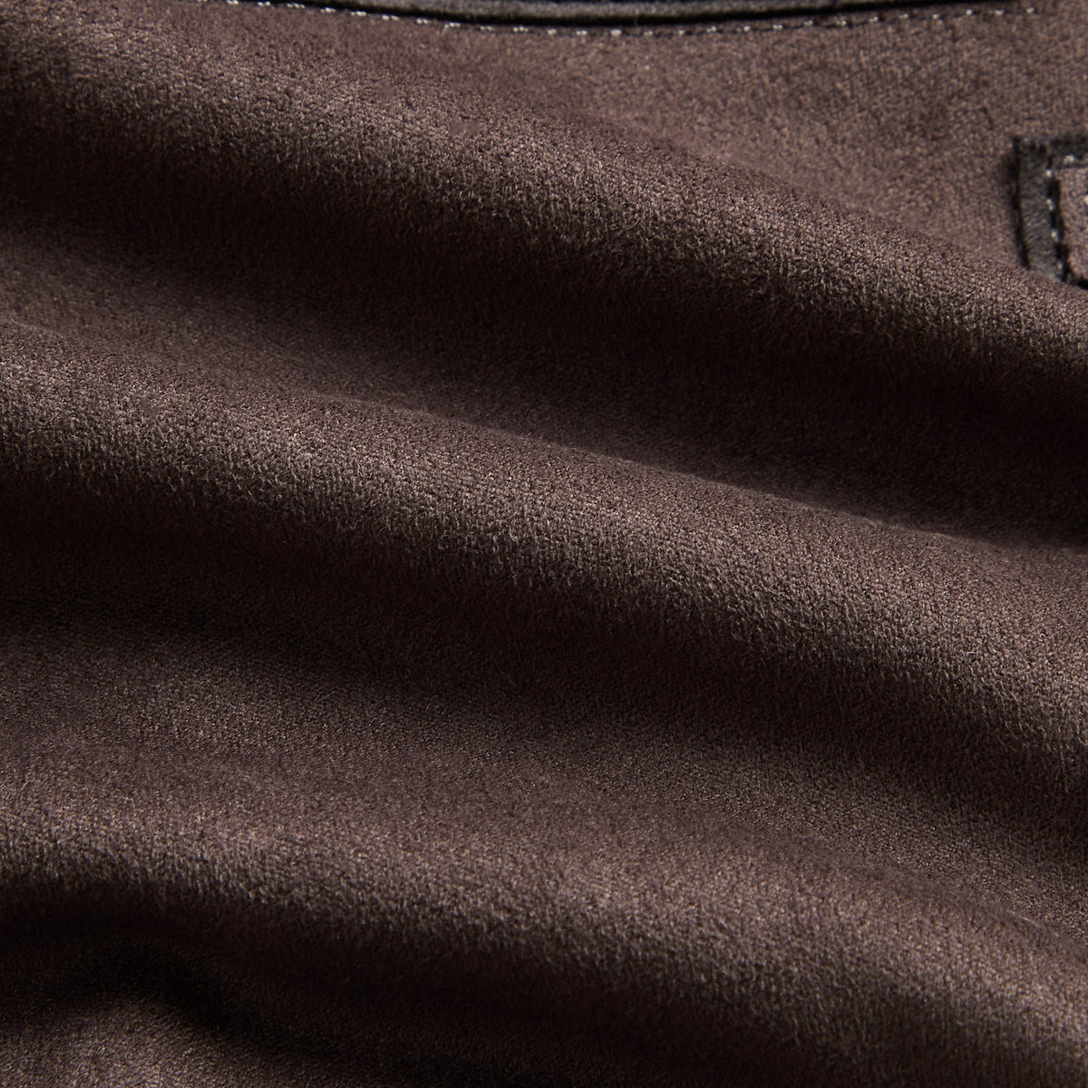 Kith Microsuede Varsity Coaches Jacket - Dark Ash