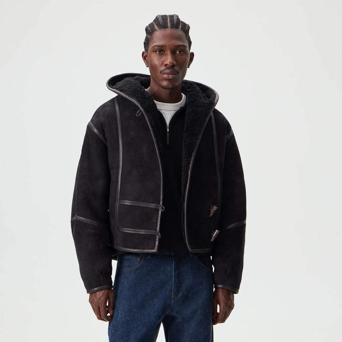 &Kin Shearling Rio Jacket - Black