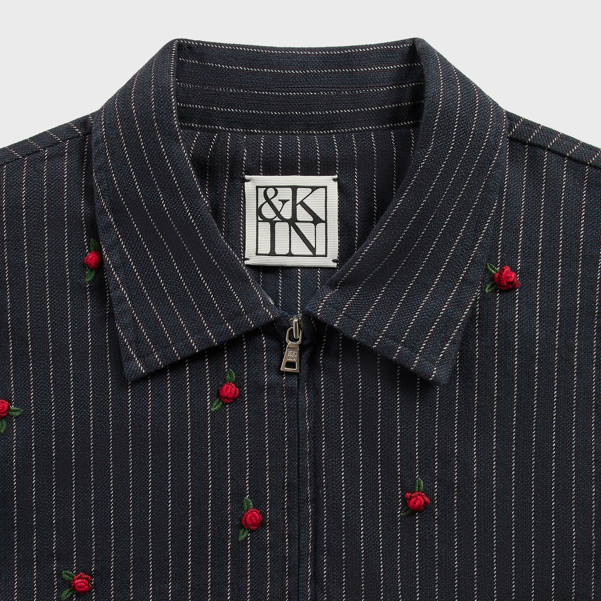 &Kin Embellished Alistair Jacket - Nocturnal