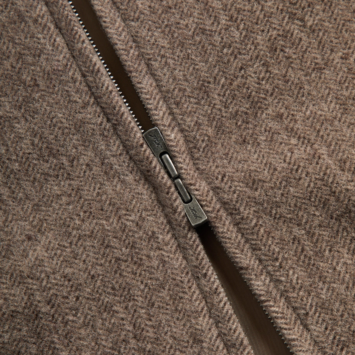 &Kin Wool Cashmere Stephen Track Jacket - Kindling