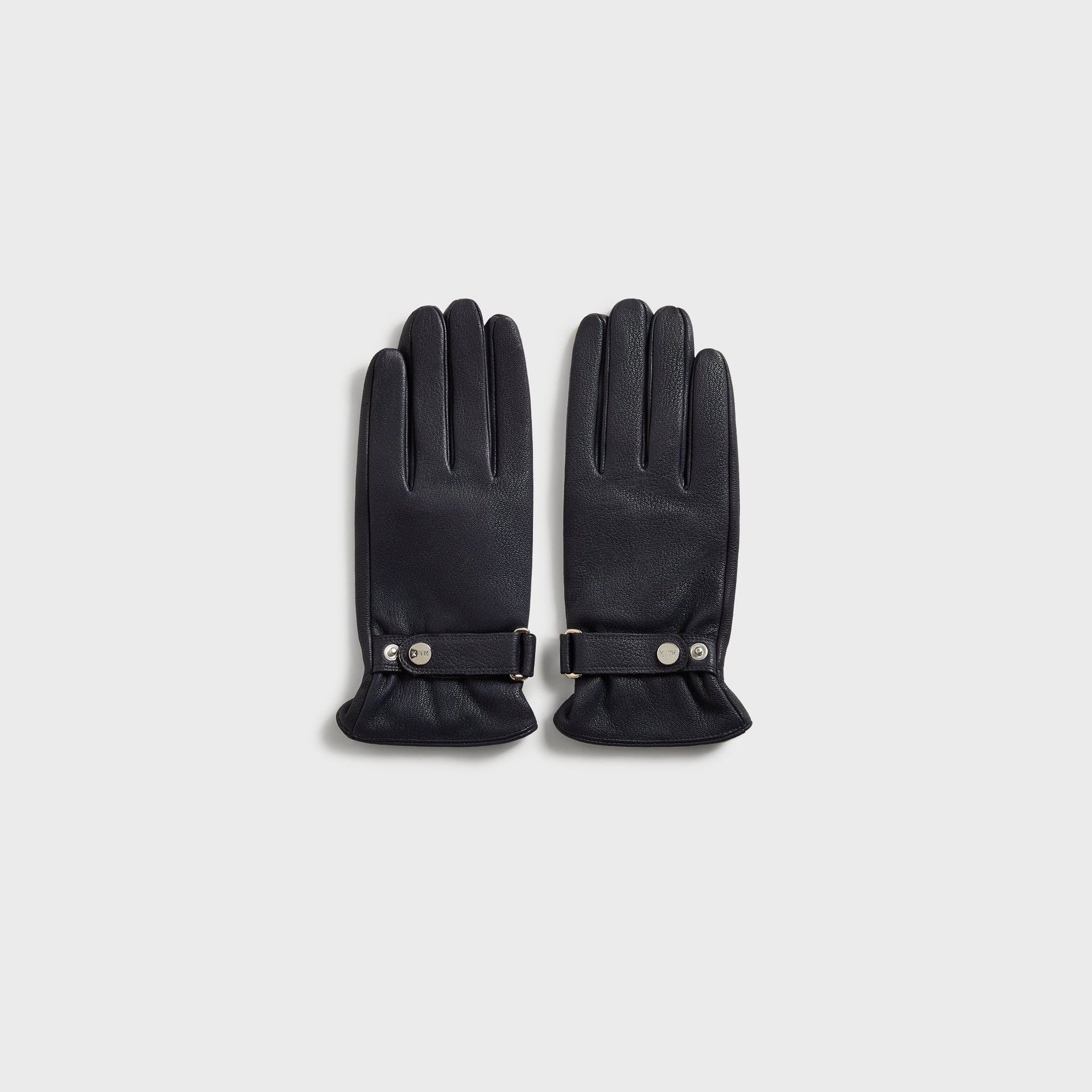 Kith Tumbled Leather Manhattan Gloves - Ink