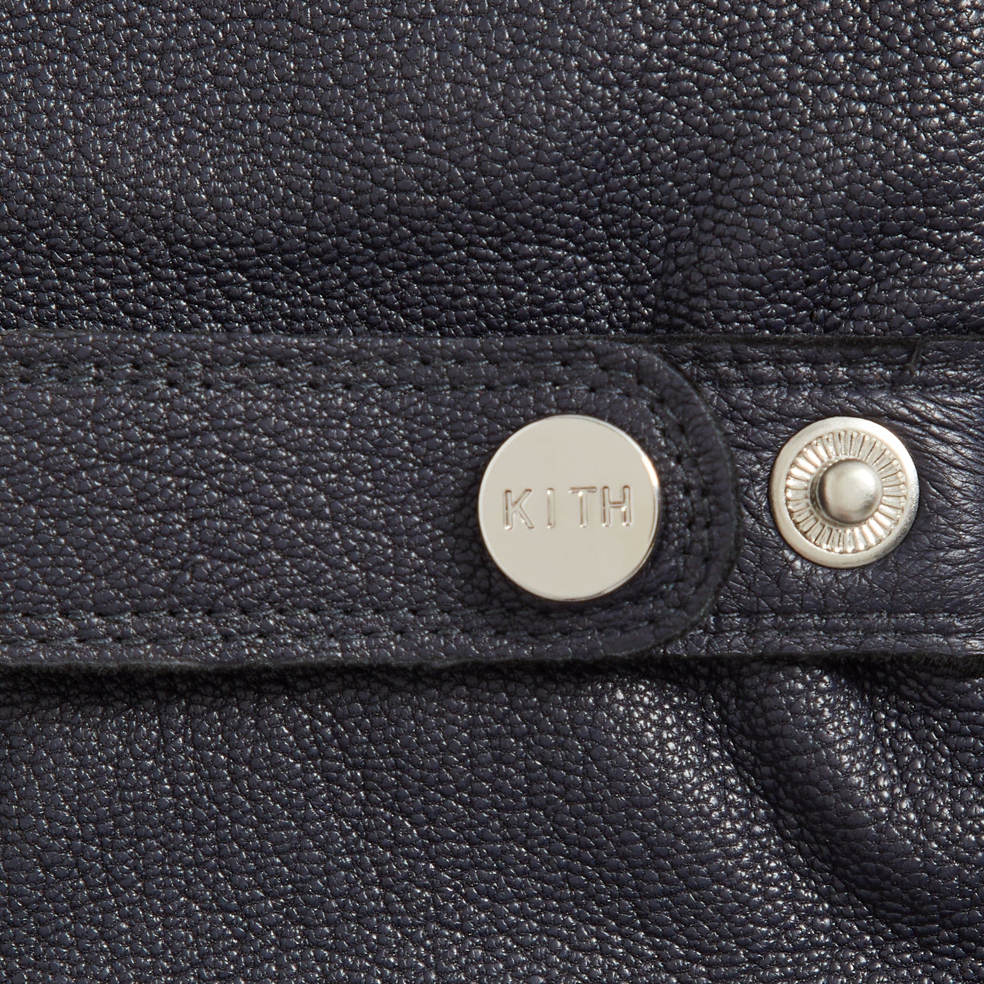 Kith Tumbled Leather Manhattan Gloves - Ink