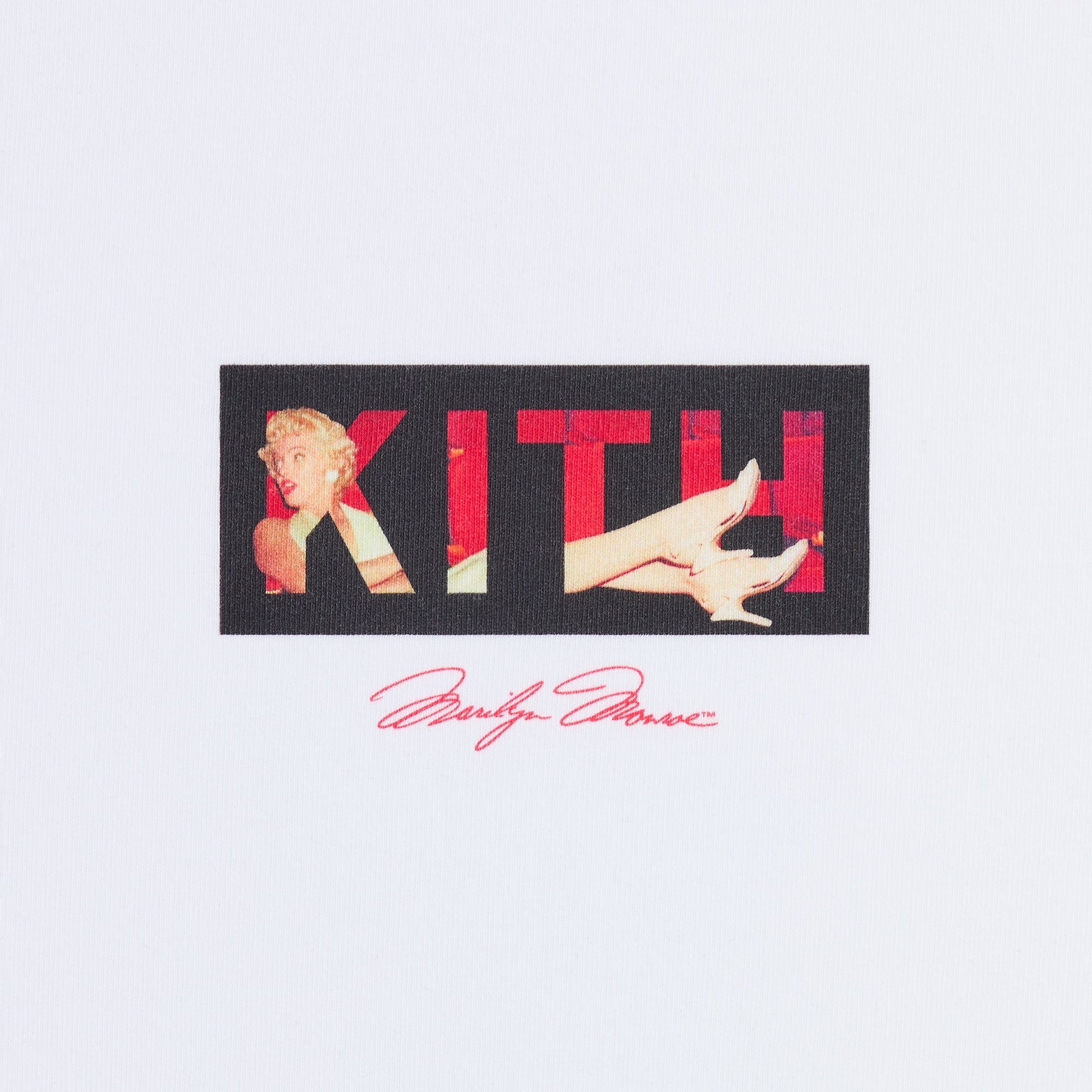 Mサイズ Kith for マリリンモンロー Classic Logo Tee Kith for Marilyn Monroe Seven Year Classic Logo Tee - White – Kith