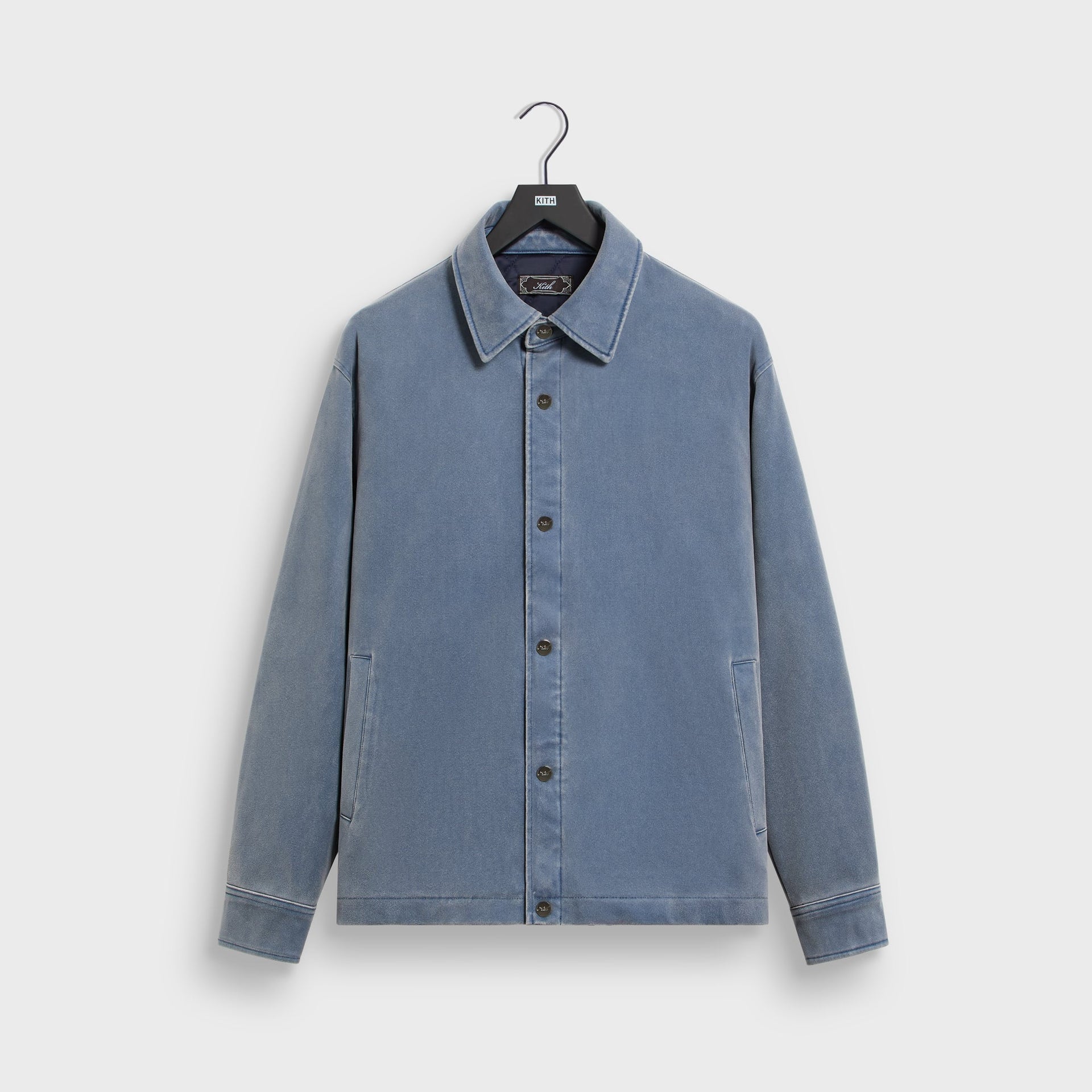Kith Microsuede Bonded Brixton Shirt Jacket - Elevation
