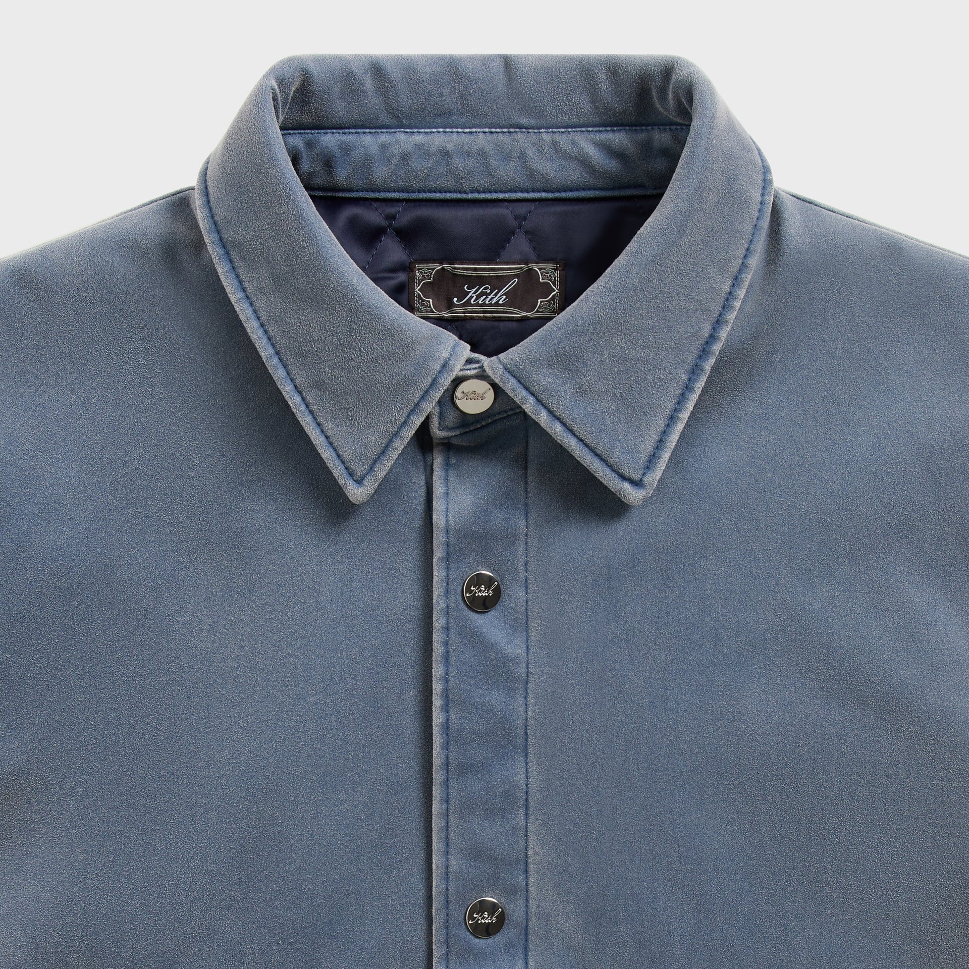 Kith Microsuede Bonded Brixton Shirt Jacket - Elevation