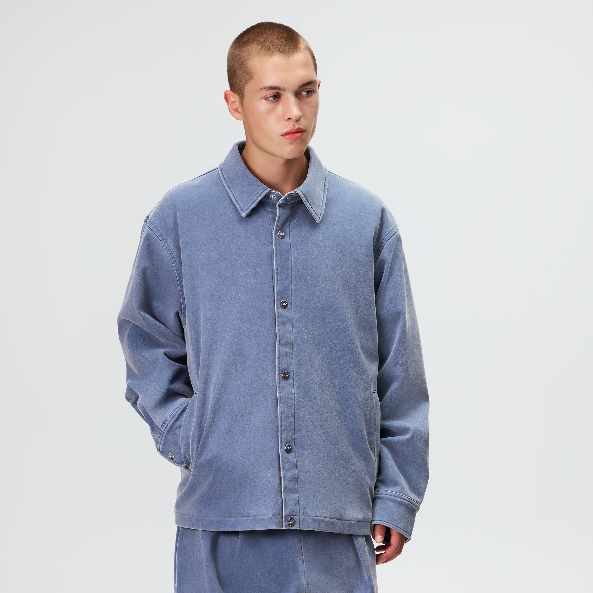 Kith Microsuede Bonded Brixton Shirt Jacket - Elevation