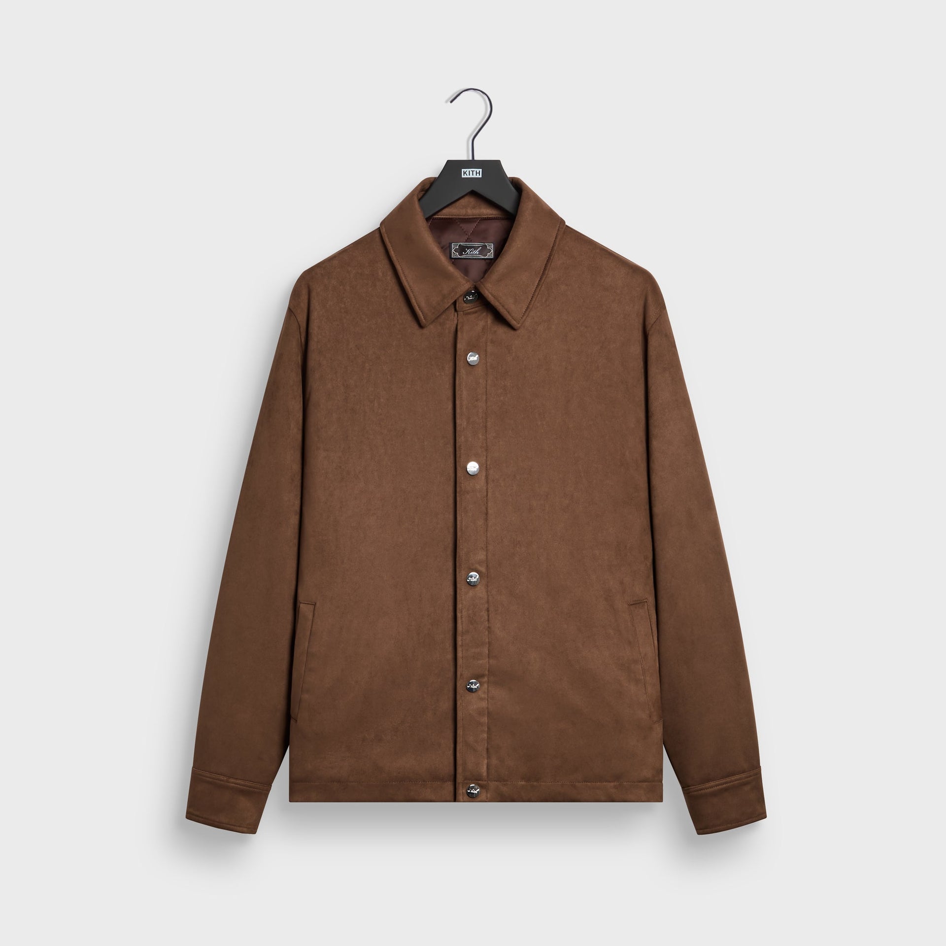 Kith Microsuede Bonded Brixton Shirt Jacket - Hurricane