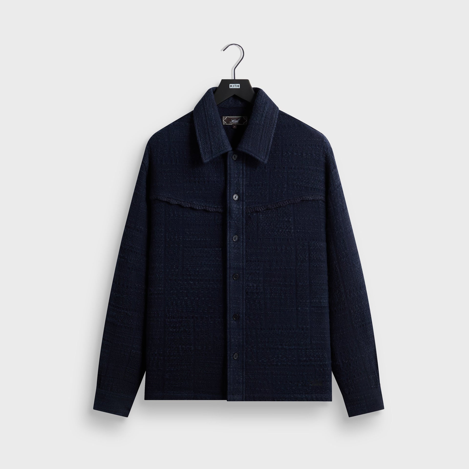 Kith Patchwork Tweed Johnson Shirt - Nocturnal