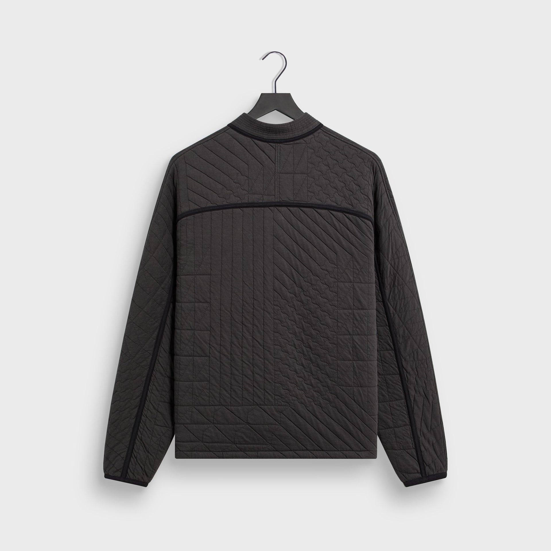 Kith Quilted Interlock Denis Pullover - Carbon