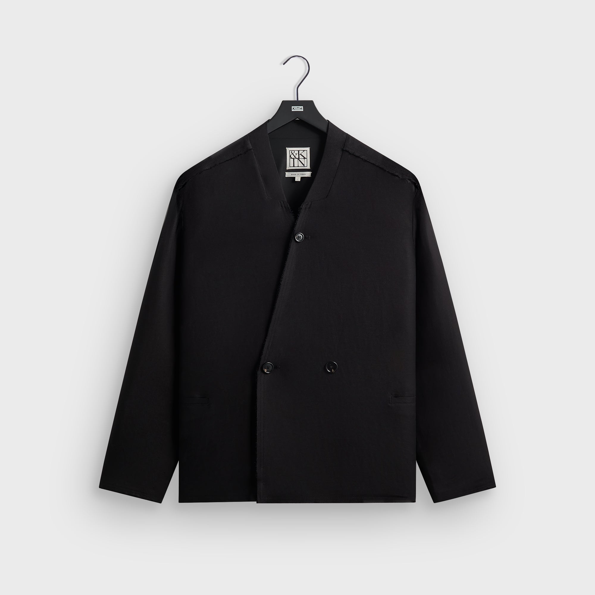 みきページ &Kin Linen Rayon Twill Emil Pant - Black – Kith Japan
