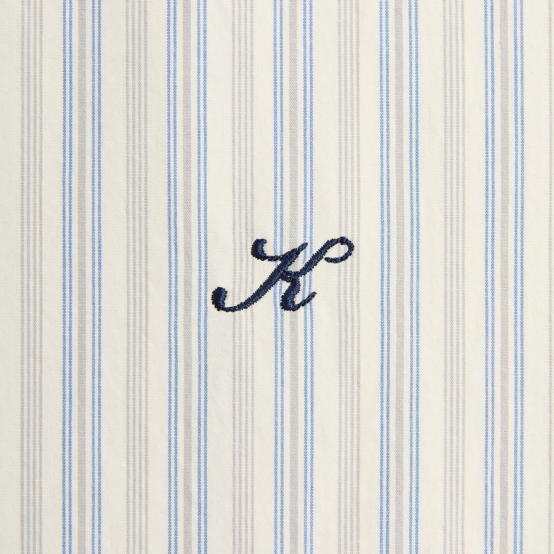 Kith Striped Poplin Georgie Shirt - Sandrift