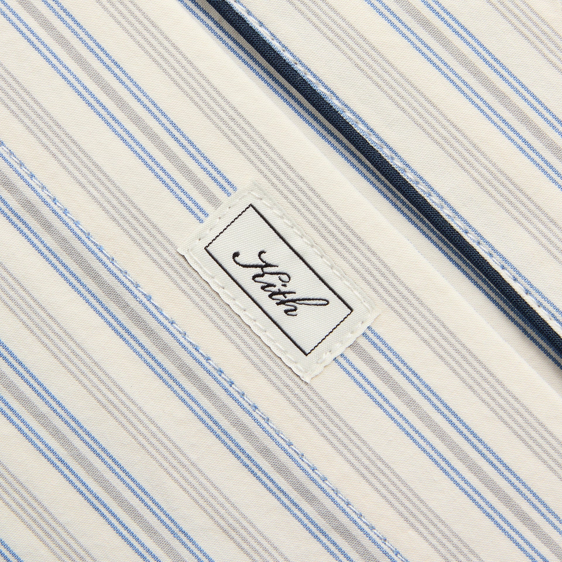 Kith Striped Poplin Georgie Shirt - Sandrift