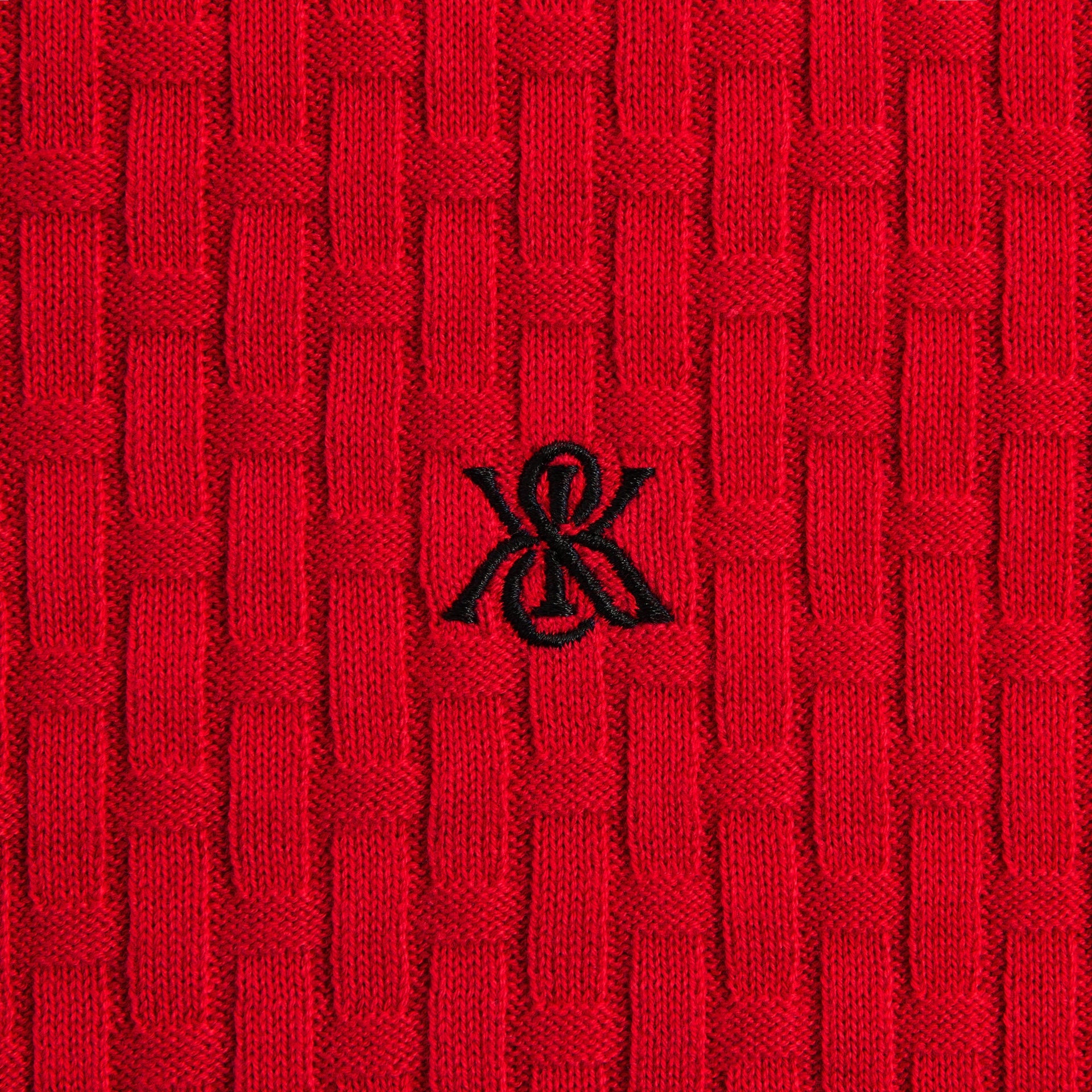 Kith Basketweave Tilden Crewneck Sweater - Fame