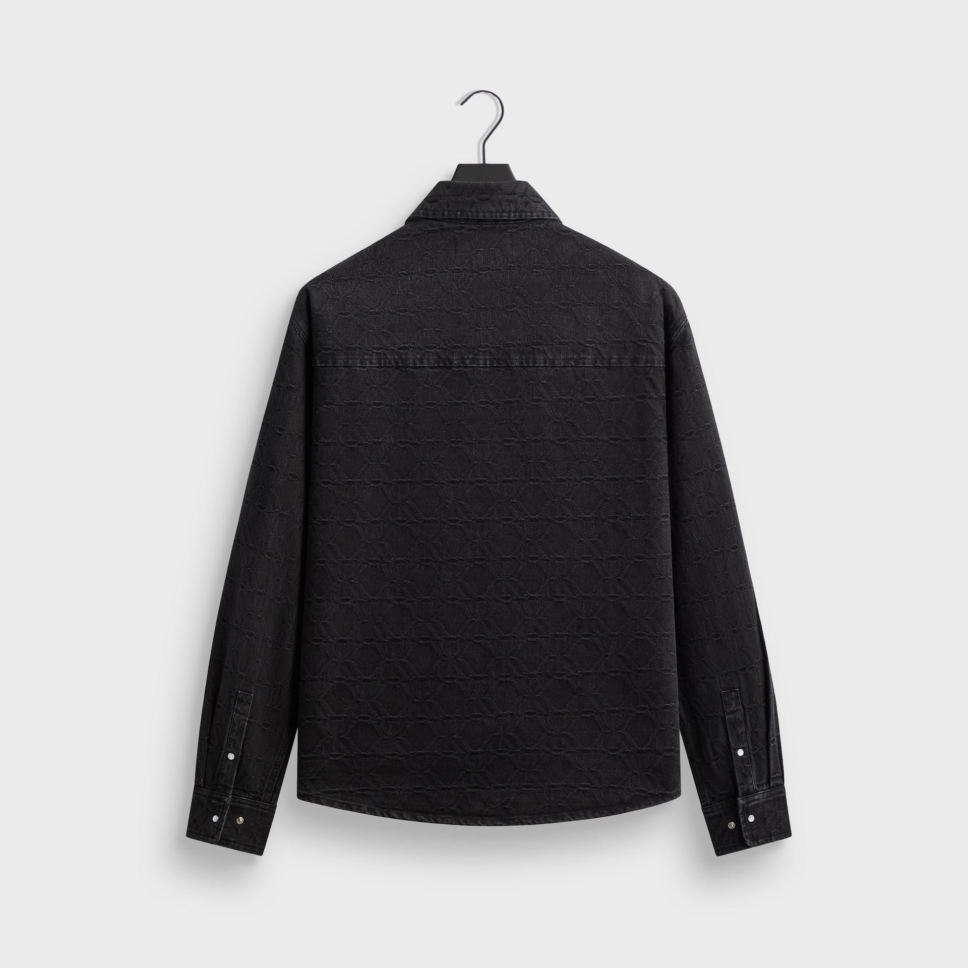 Kith Jacquard Crest Apollo Shirt - Black