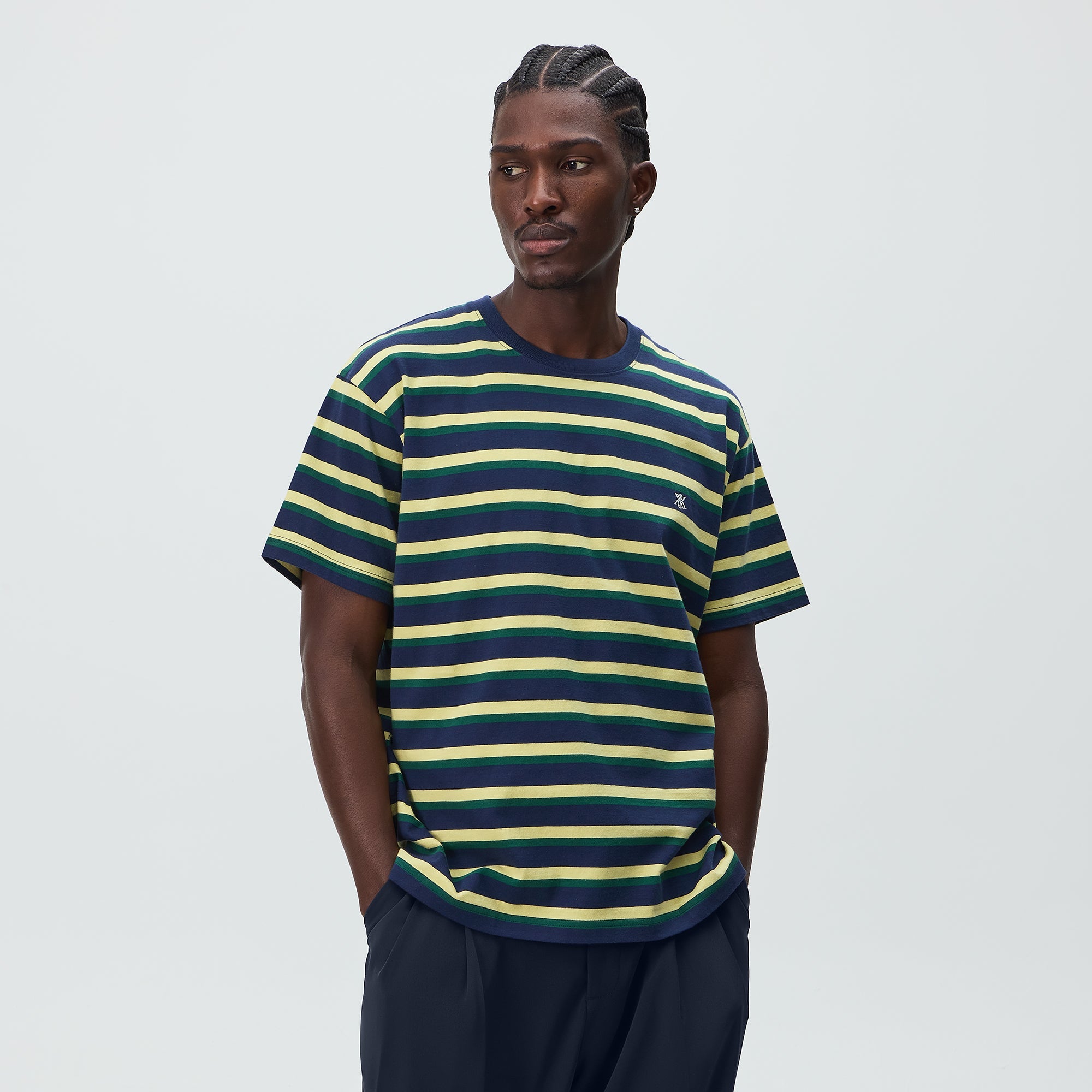 Kith Stripe LAX Tee 2.0 - Nocturnal – Kith Japan