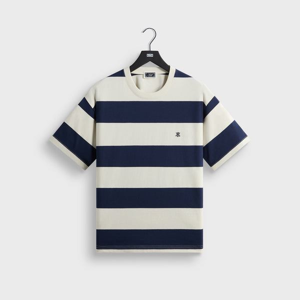 Kith Stripe Alex II Boxy Tee - Sandrift – Kith Japan