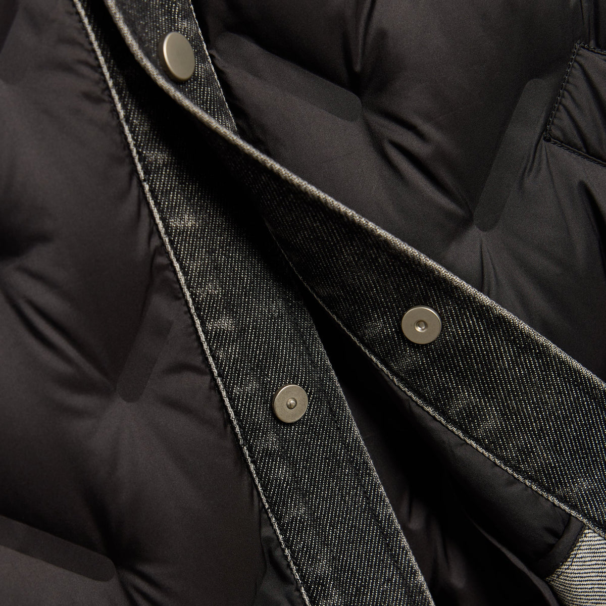 Kith Quilted Denim Gertie Shirt - Black