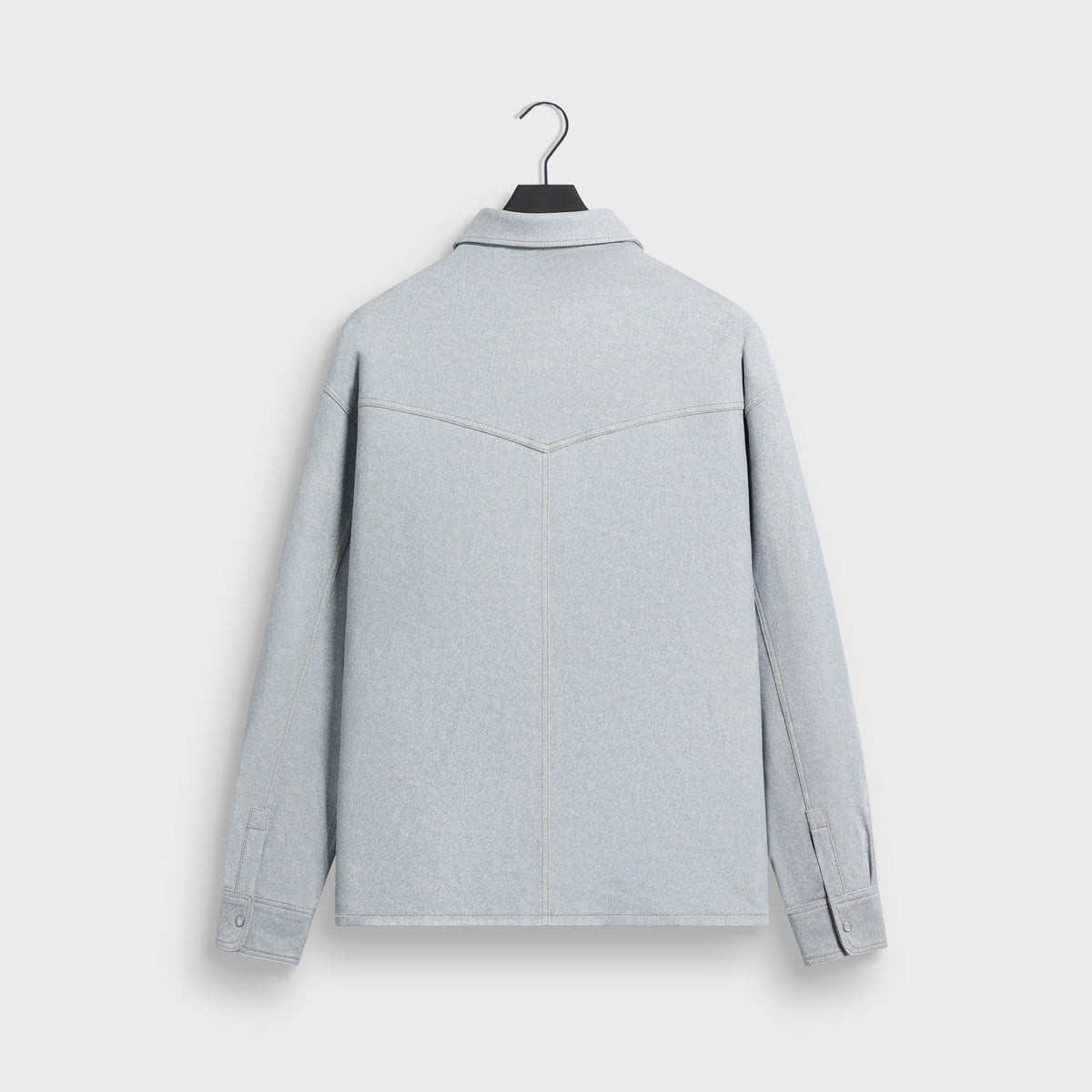 Kith Leather Denim Western Henson Shirt - Light Indigo
