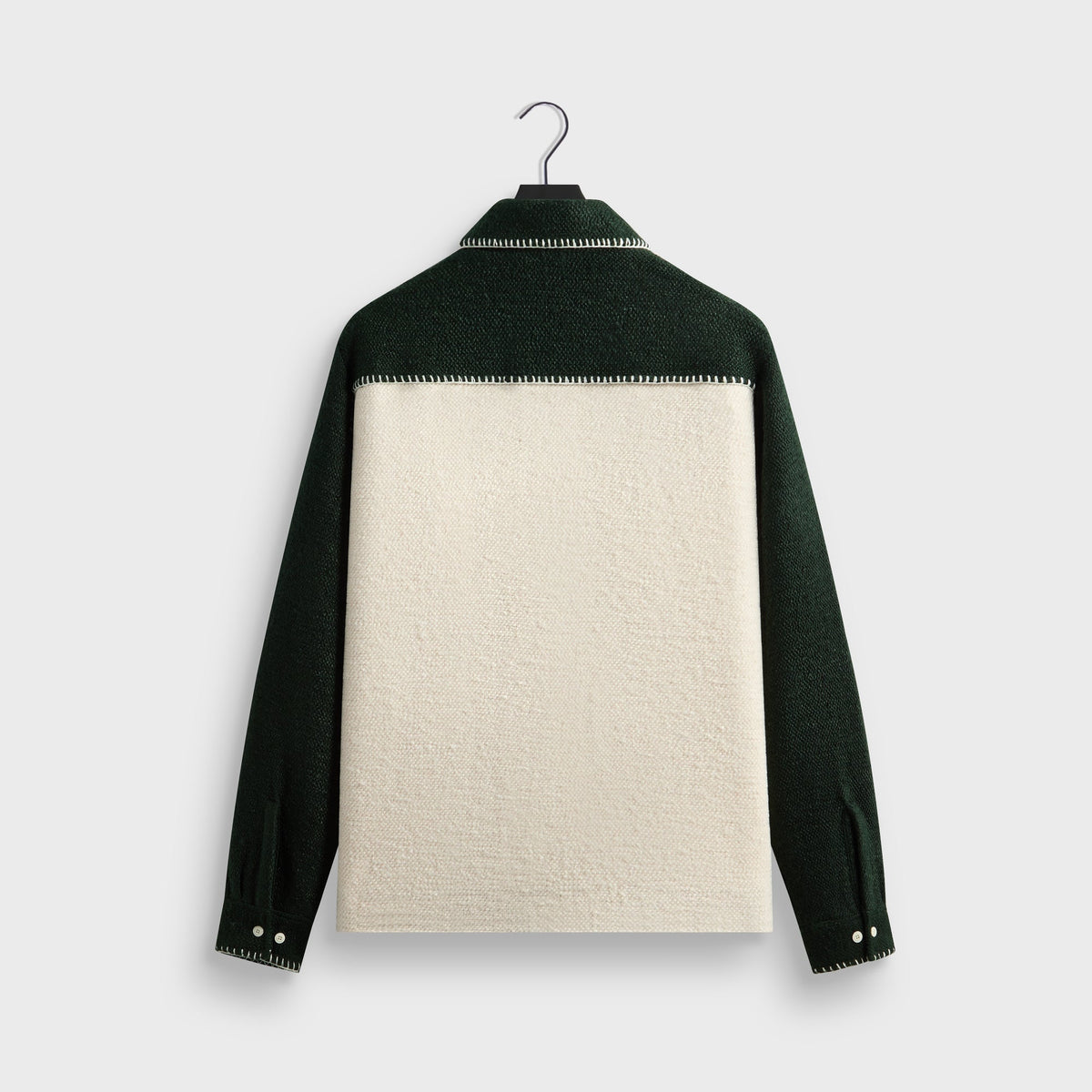 Kith Boucle Boxy Collared Overshirt - Sandrift